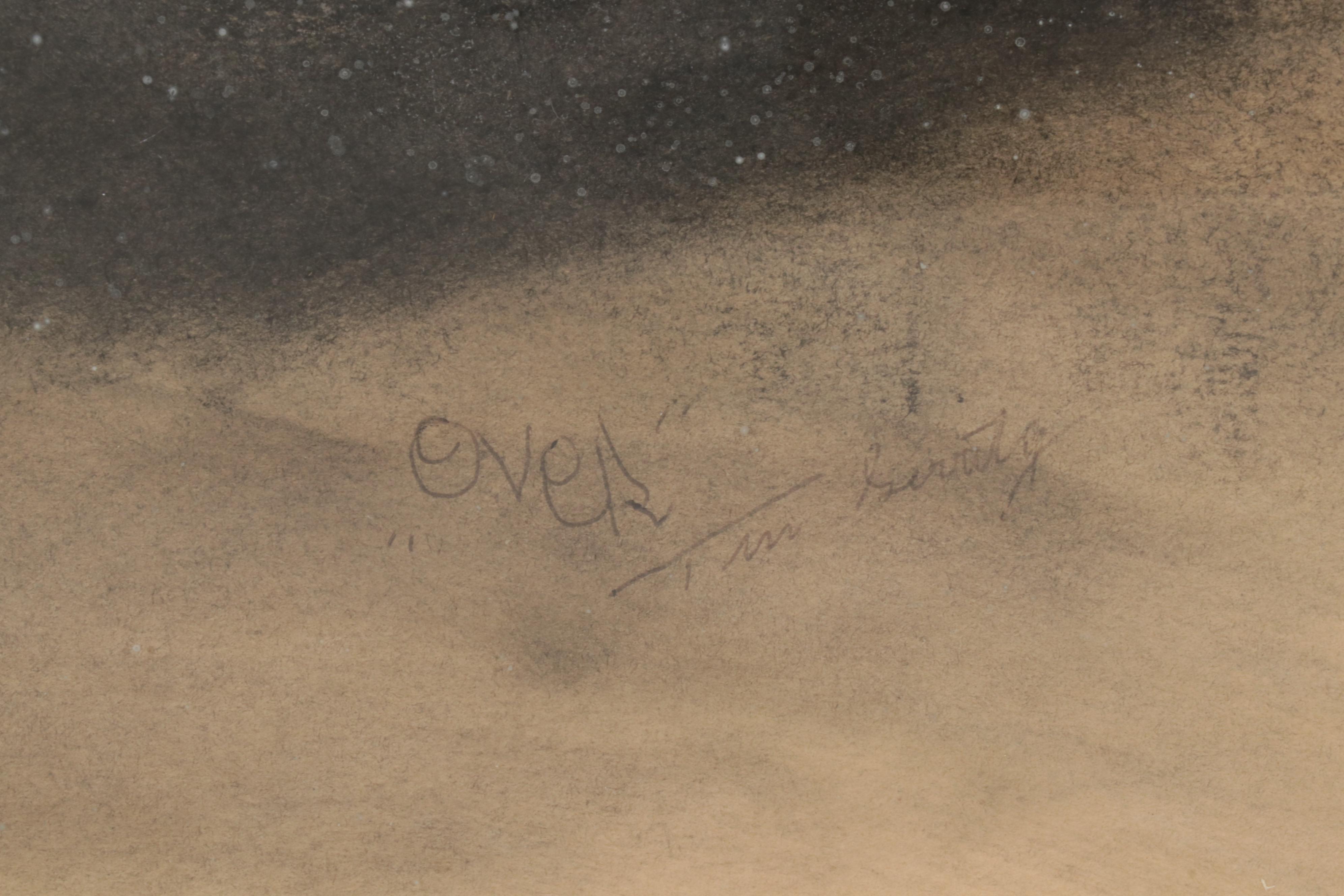 Timothy Gerrity Charcoal Drawings of Female Nude Studies, Mid-Late 20th Century