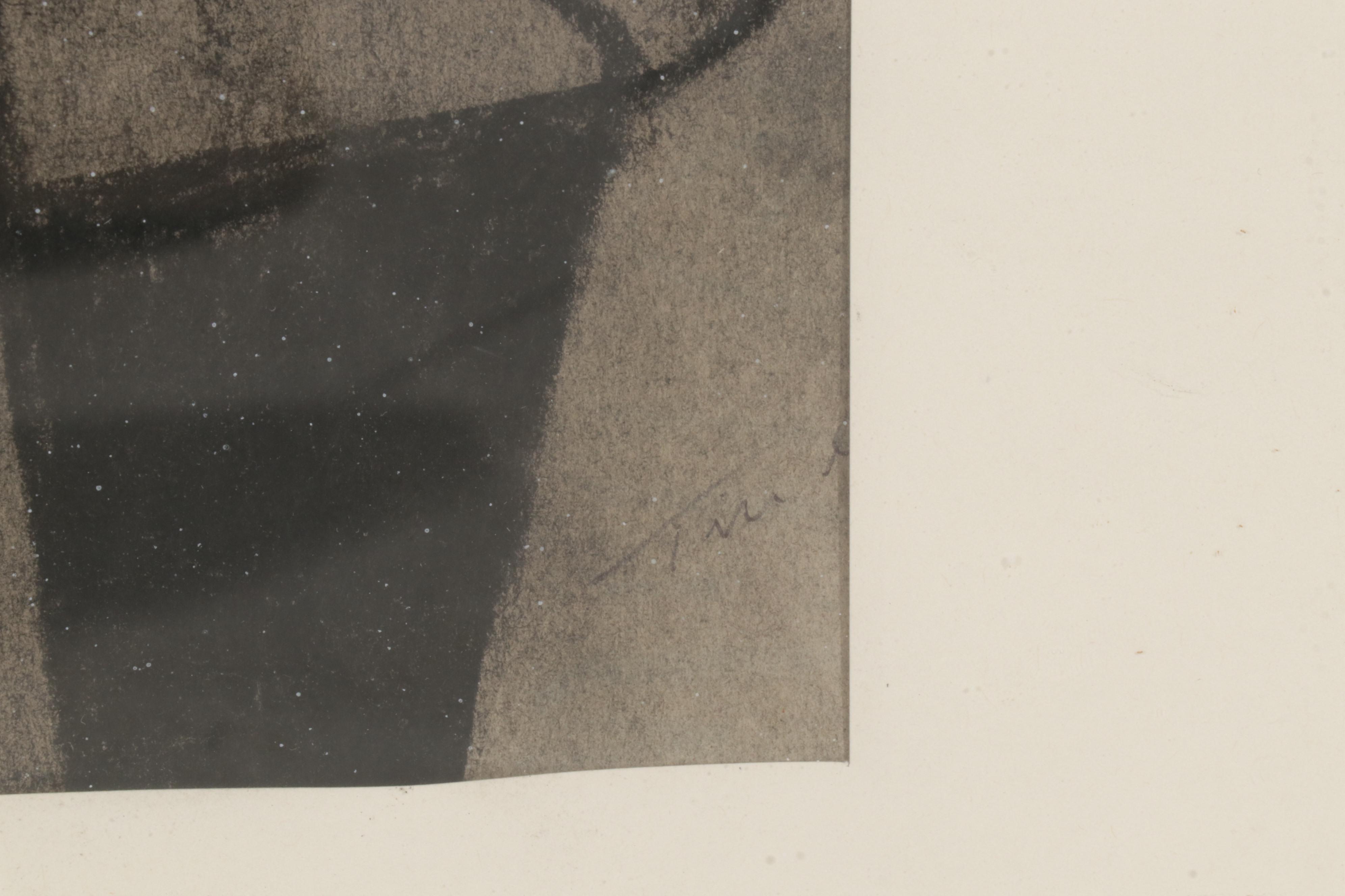 Timothy Gerrity Charcoal Drawings of Female Nude Studies, Mid-Late 20th Century