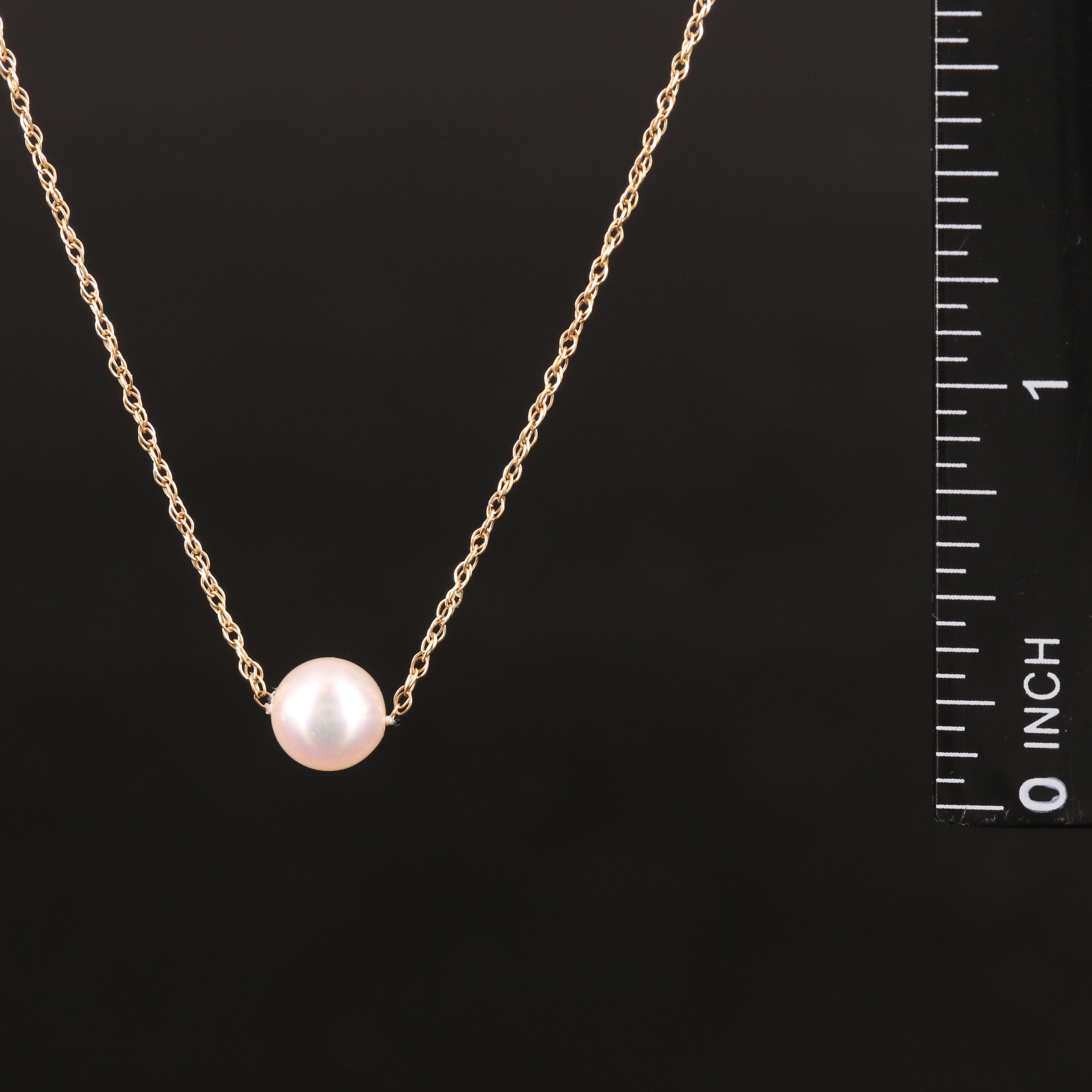 14K Pearl Necklace
