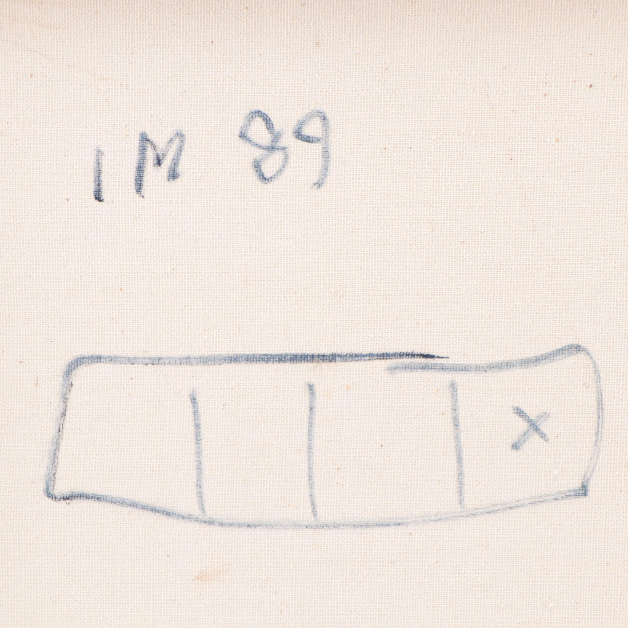 Isaac Monteiro Road Landscape Oil Painting, 1989