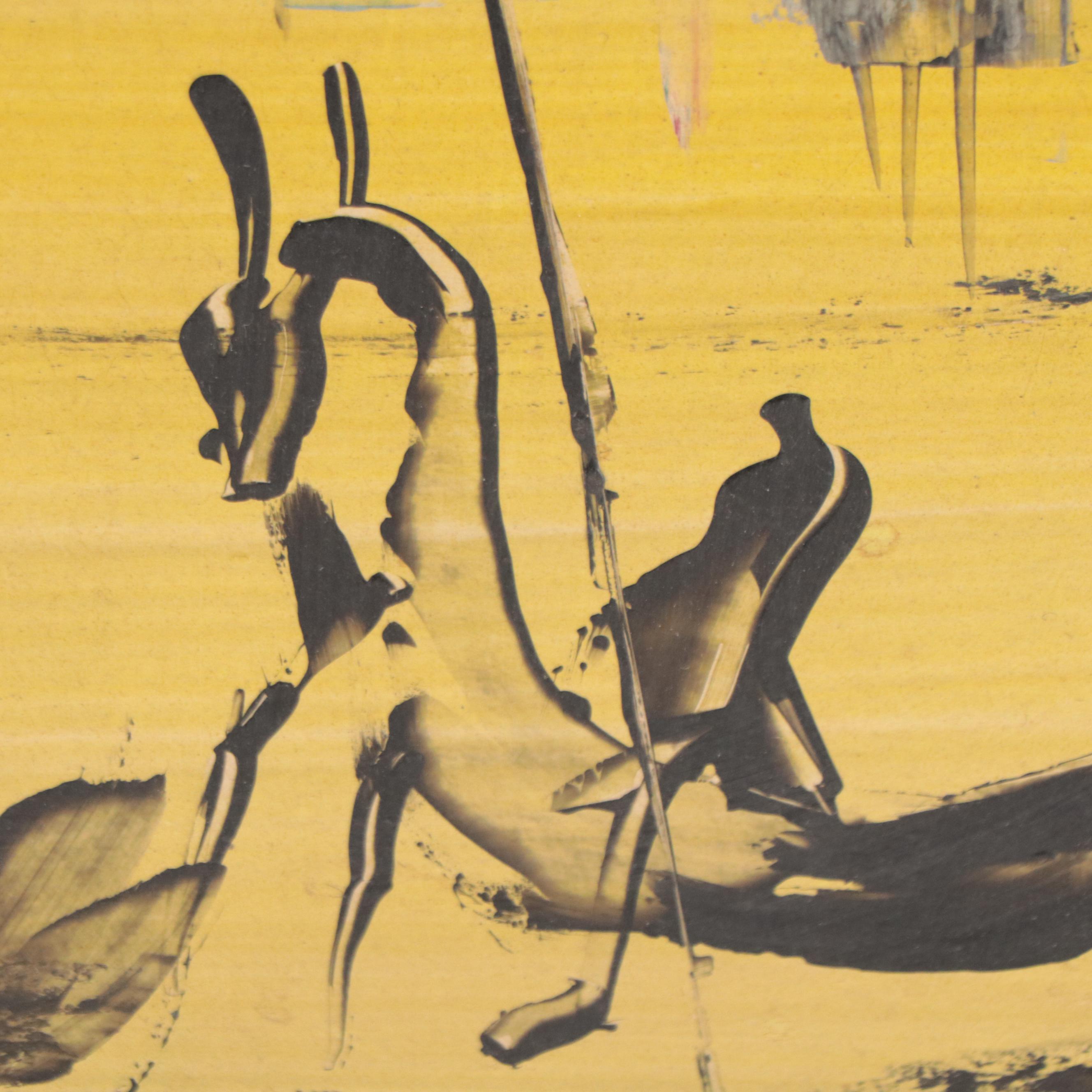 Oil Painting of Scene From Don Quixote