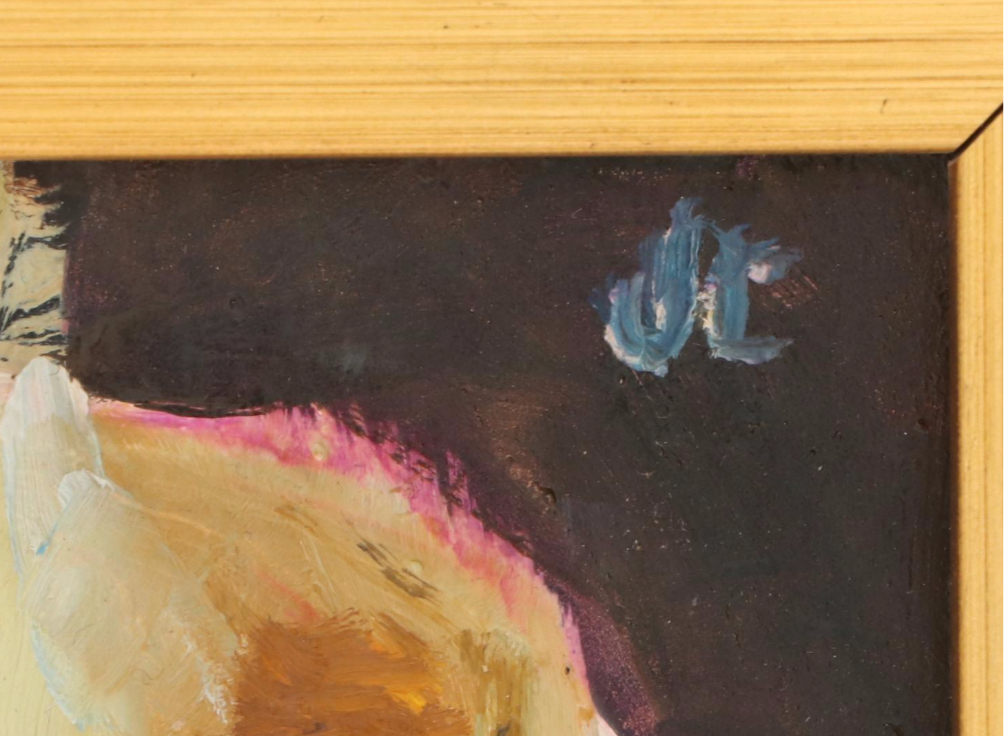 Jeff Claudio Oil Painting "Maine Coon Cat," 21st Century