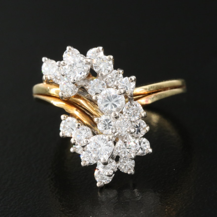 18K 1.40 CTW Diamond Ring