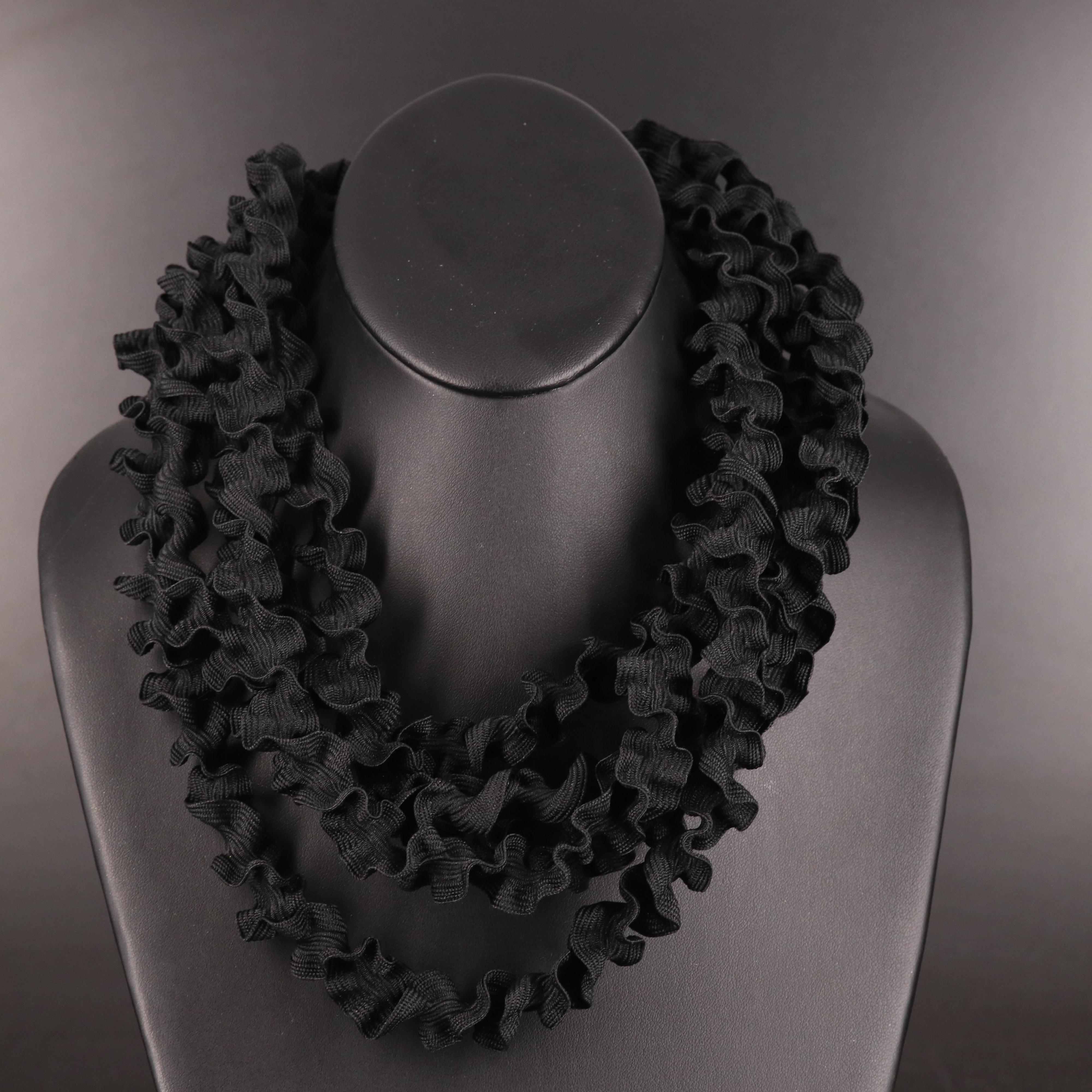 Stretchy Five Strand Necklace by Materia Design