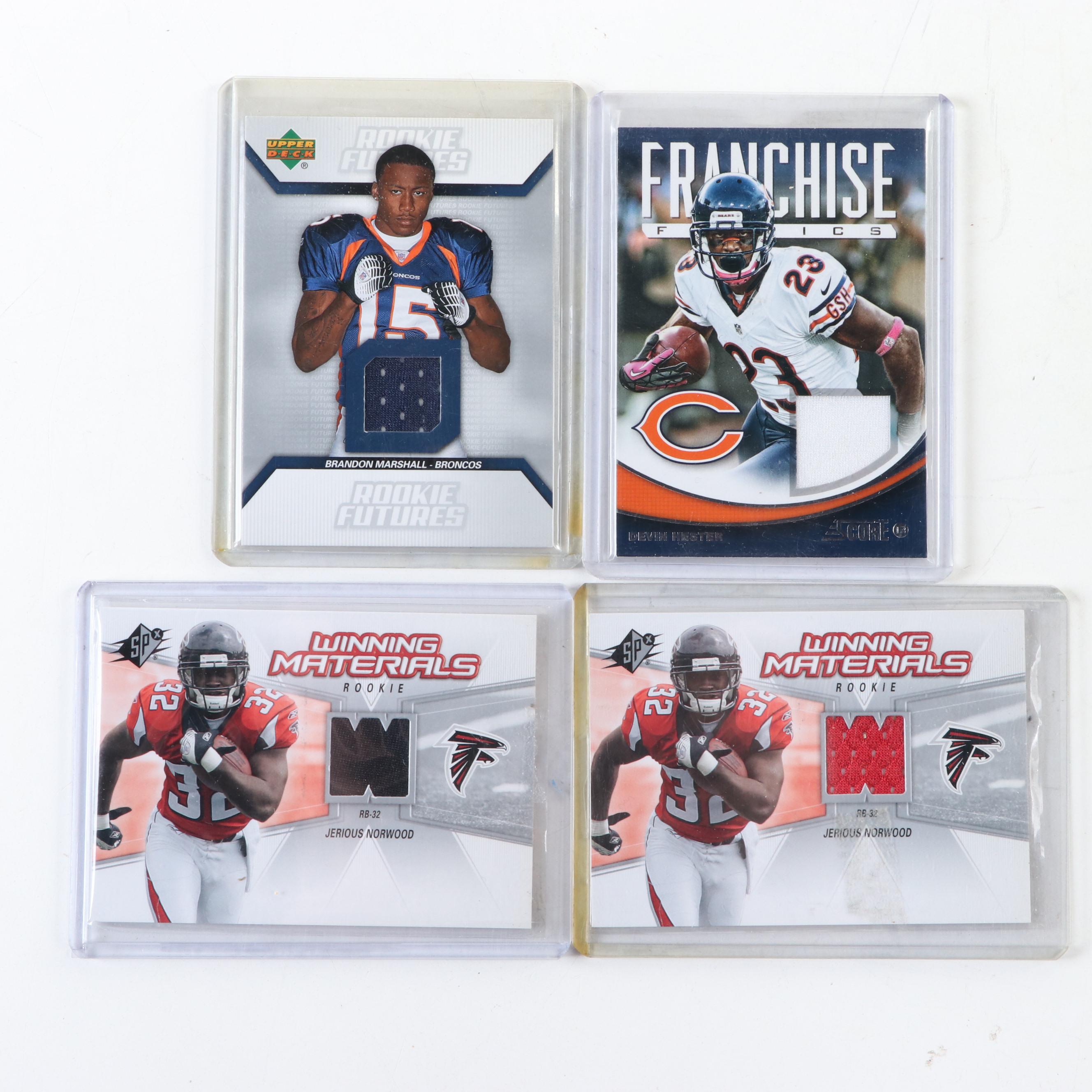 Donruss, More Signed and Relic Football Cards with Pittman, Redman, 1990s–2010s