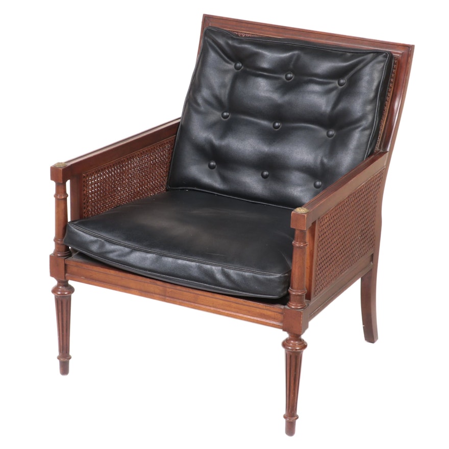 Heritage Furniture, Directoire Style Walnut Armchair, Mid-20th Century