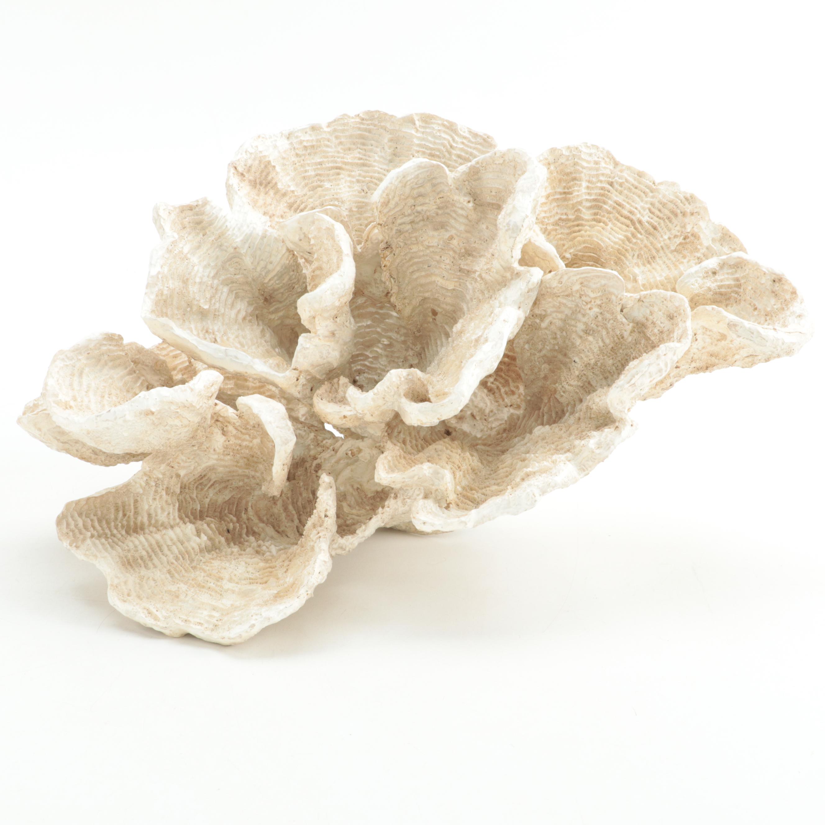 Cast Resin Coral Figure