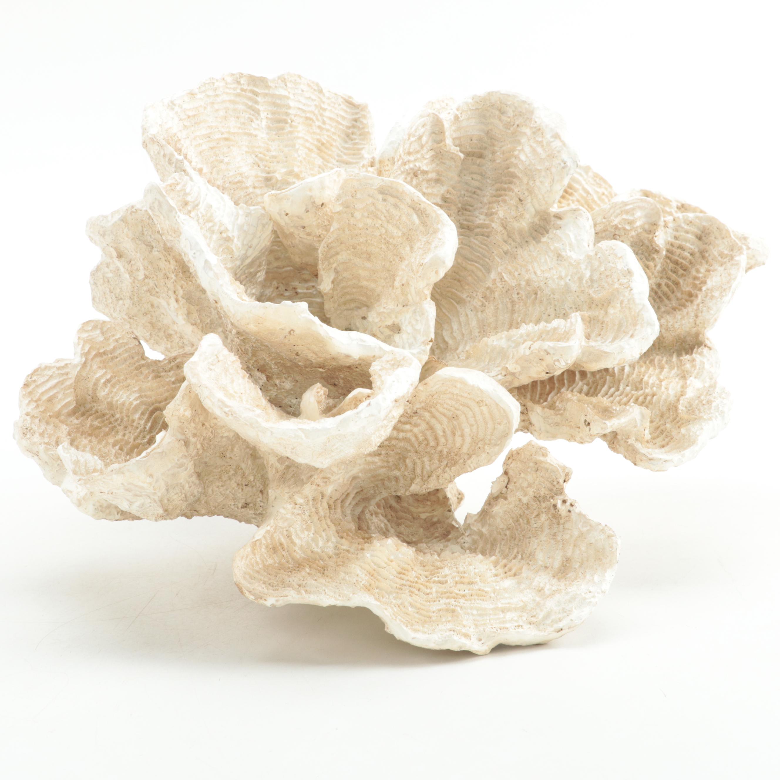 Cast Resin Coral Figure