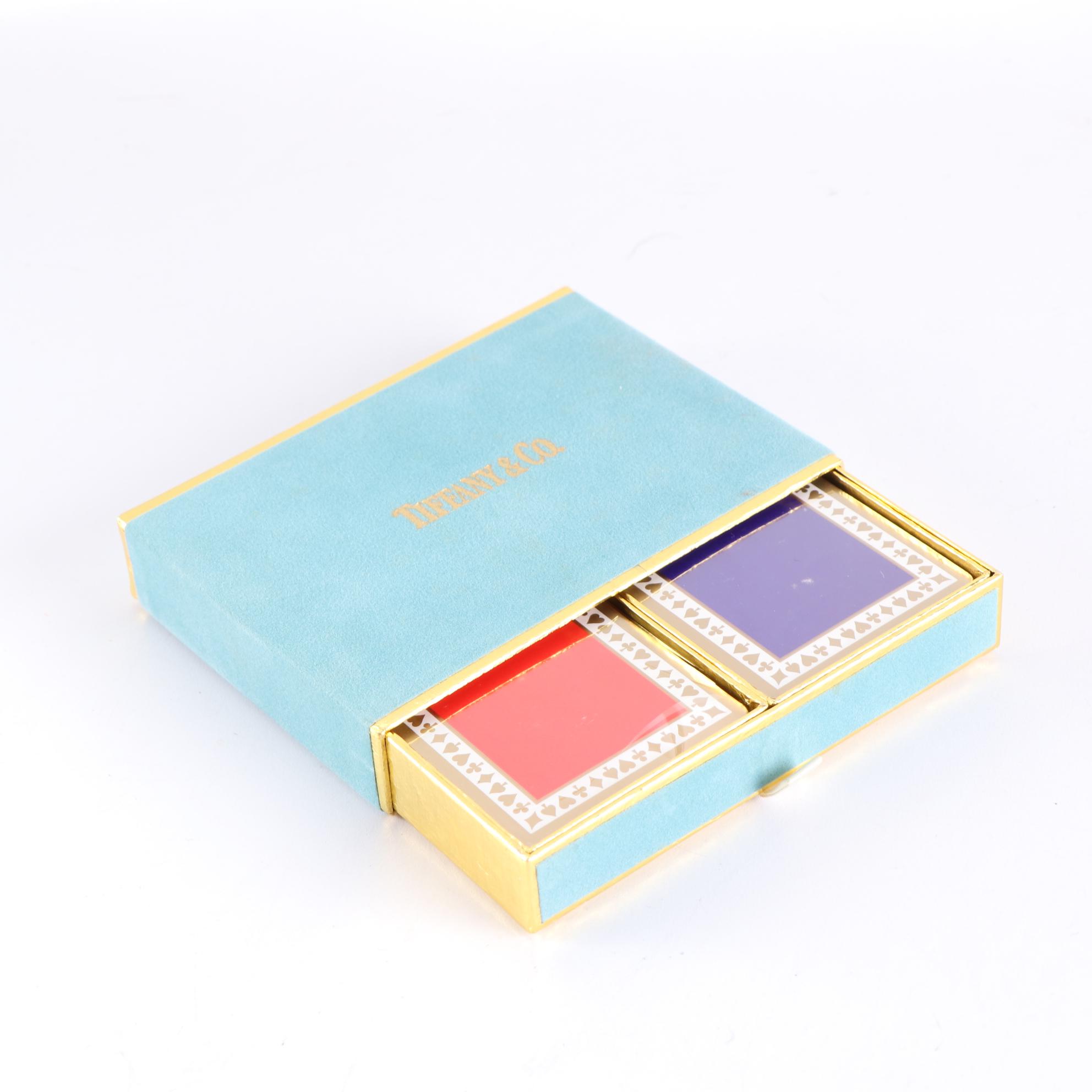 Tiffany & Co. Playing Cards Set with Box