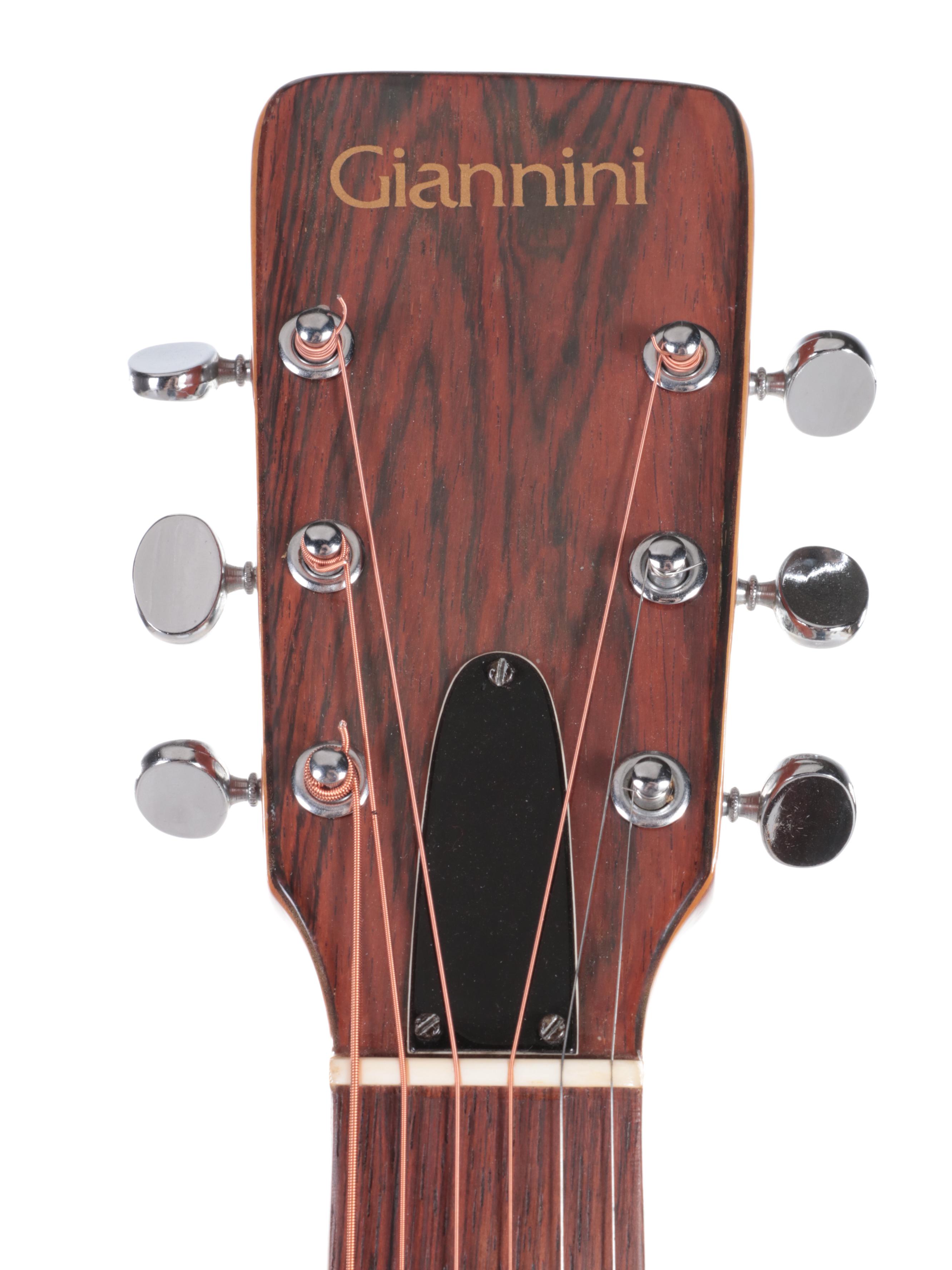 Giannini Brazilian Six-String Acoustic Guitar, 1973