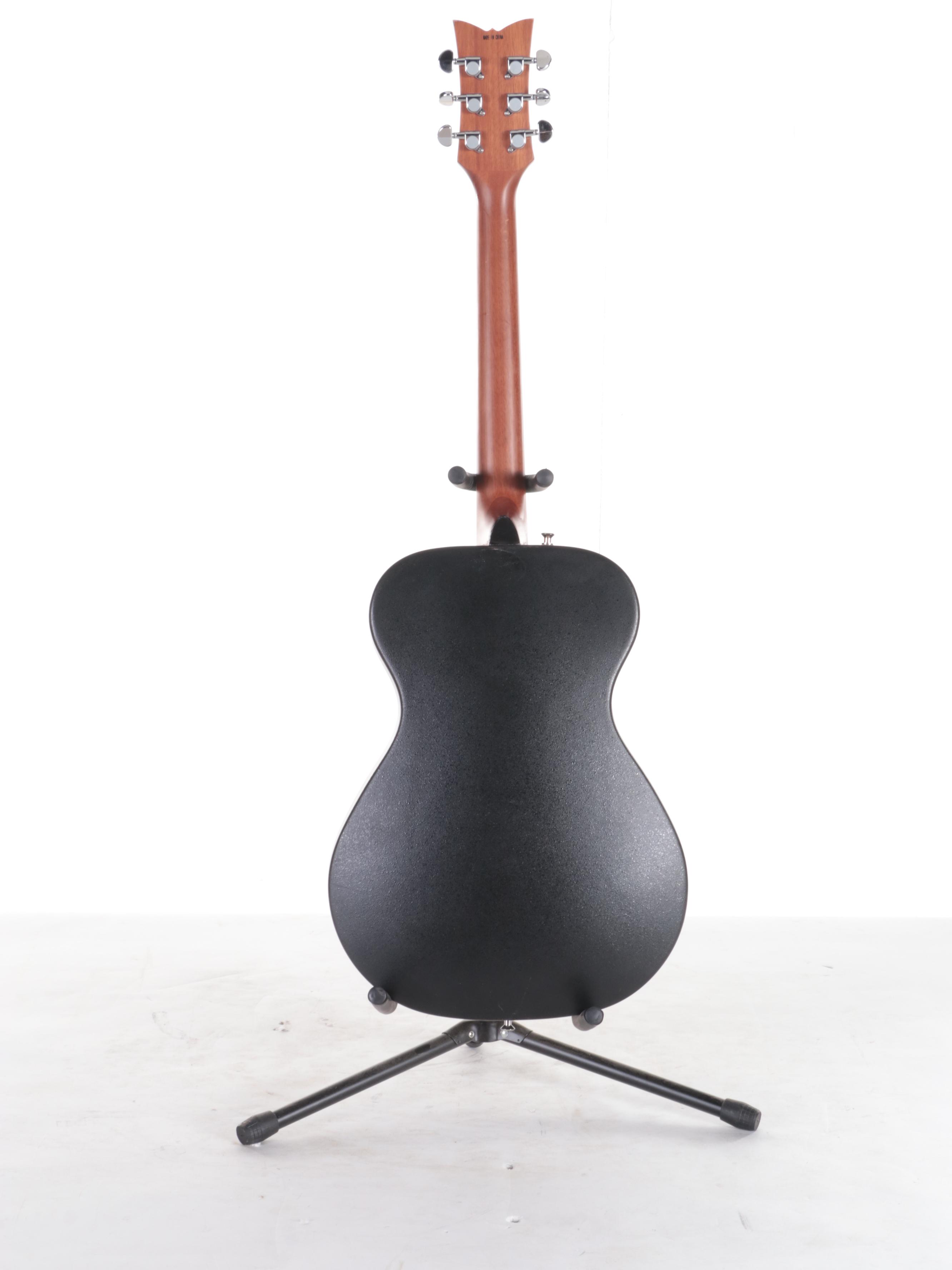 Daisy Rock Glitter Sparkle Six-String Acoustic Guitar