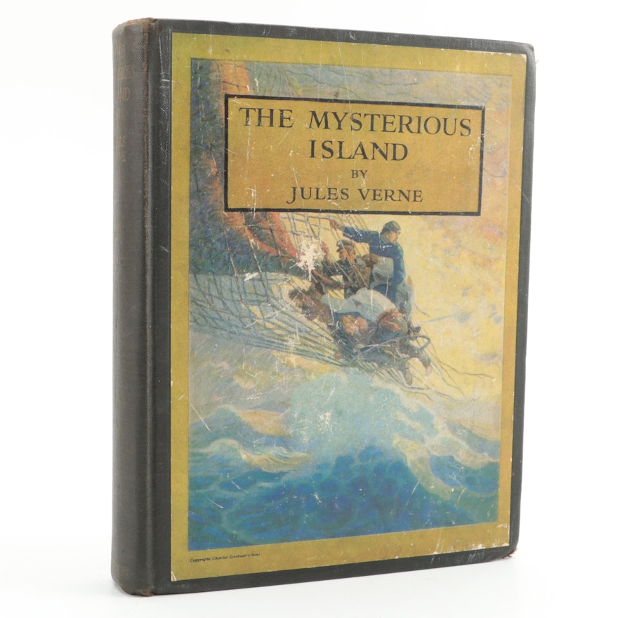 N. C. Wyeth Illustrated "The Mysterious Island" by Jules Verne, 1930