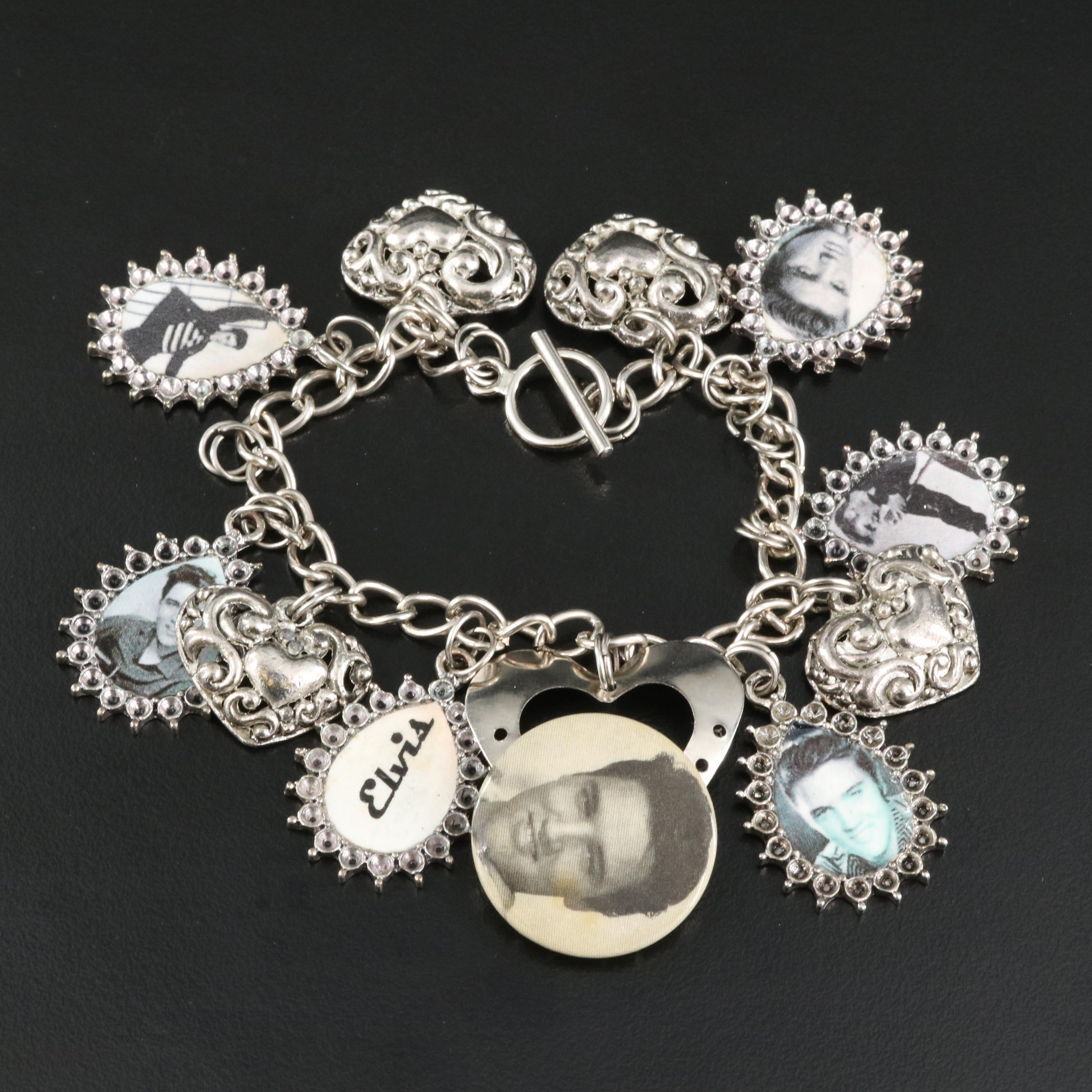 Elvis Charm Bracelet
