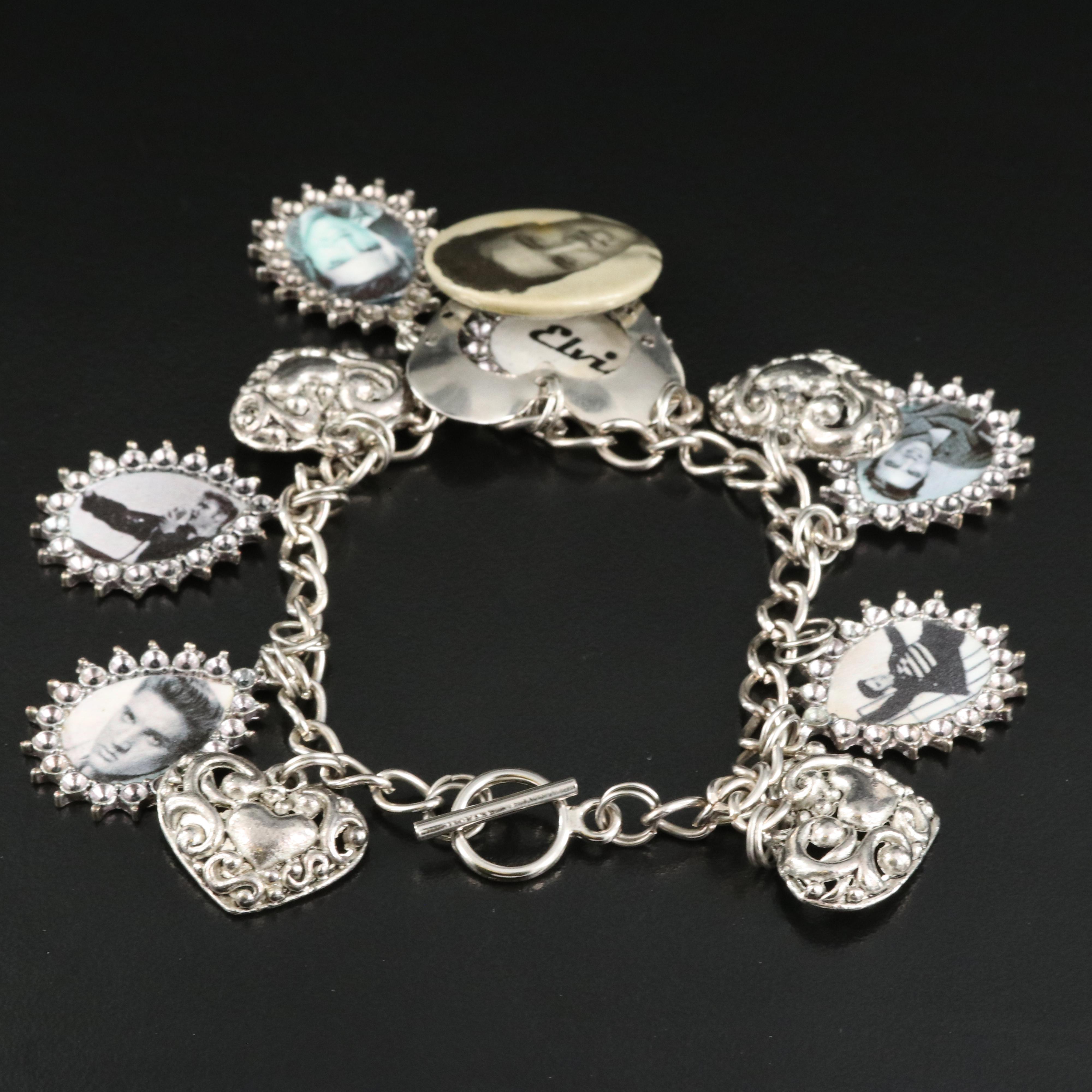 Elvis Charm Bracelet