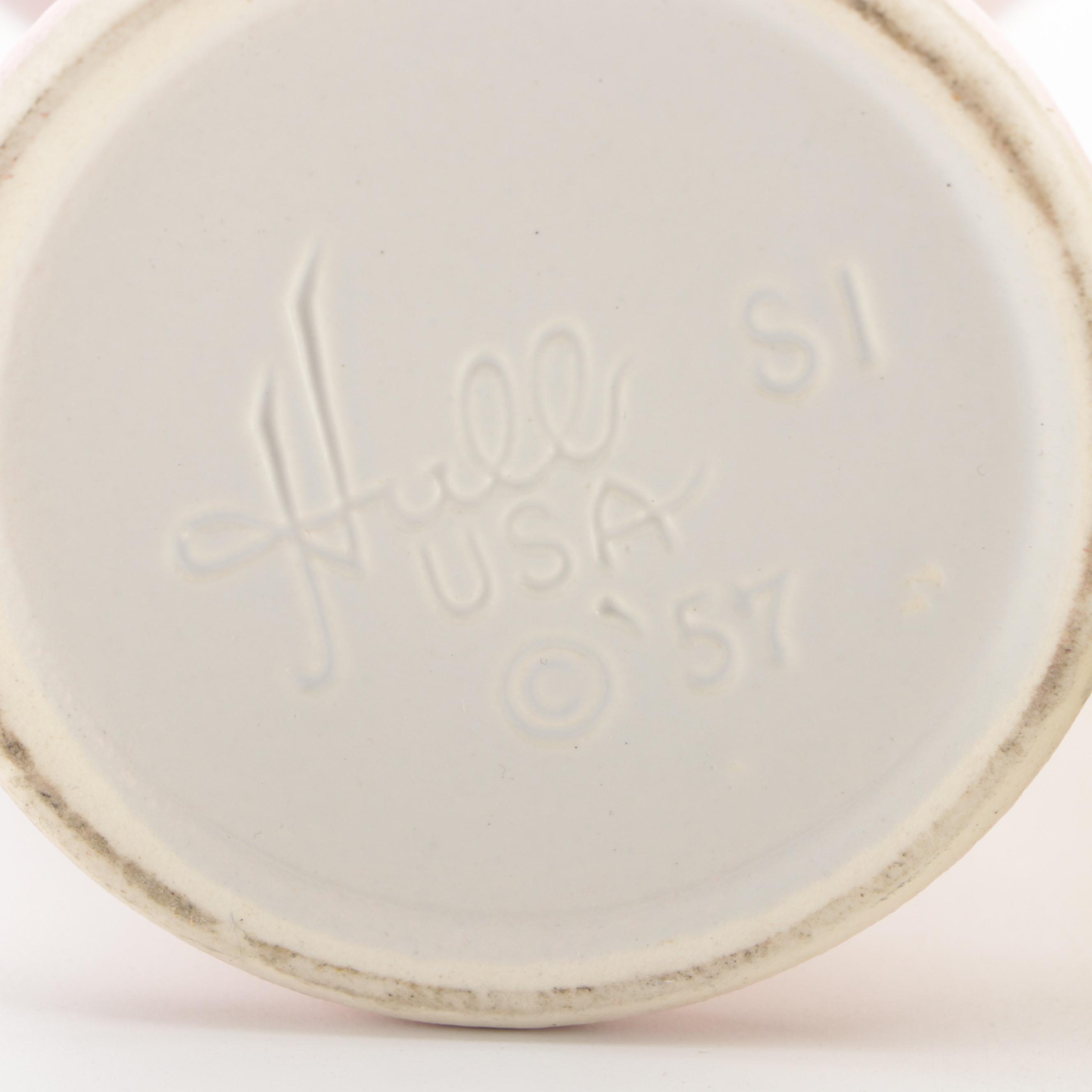 Hull Pottery "Serenade" Handled Baskets with Other Décor and Haeger Vase