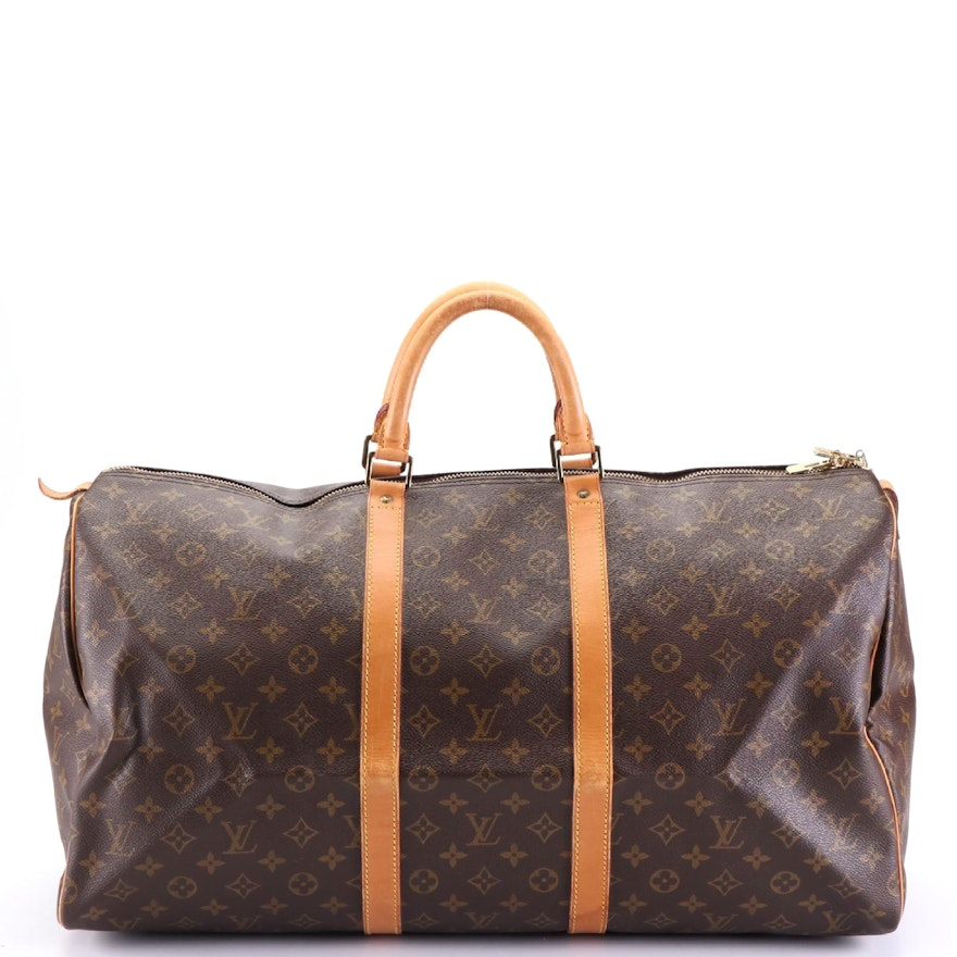 Louis Vuitton Keepall 55 in Monogram Canvas