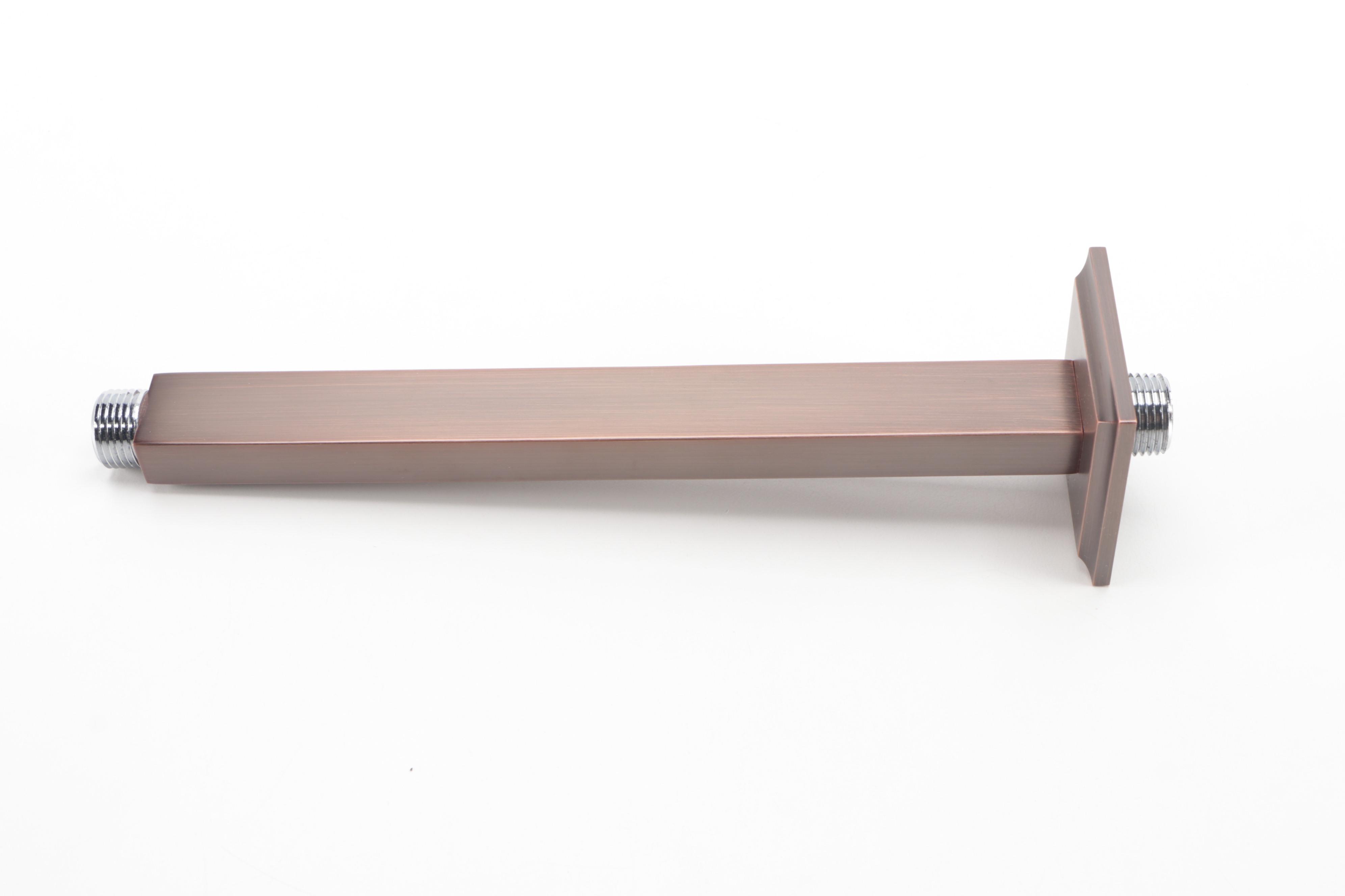 Oil Rubbed Bronze Finish Rainfall Showerhead, Mixing Valve, Swivel Body Sprays