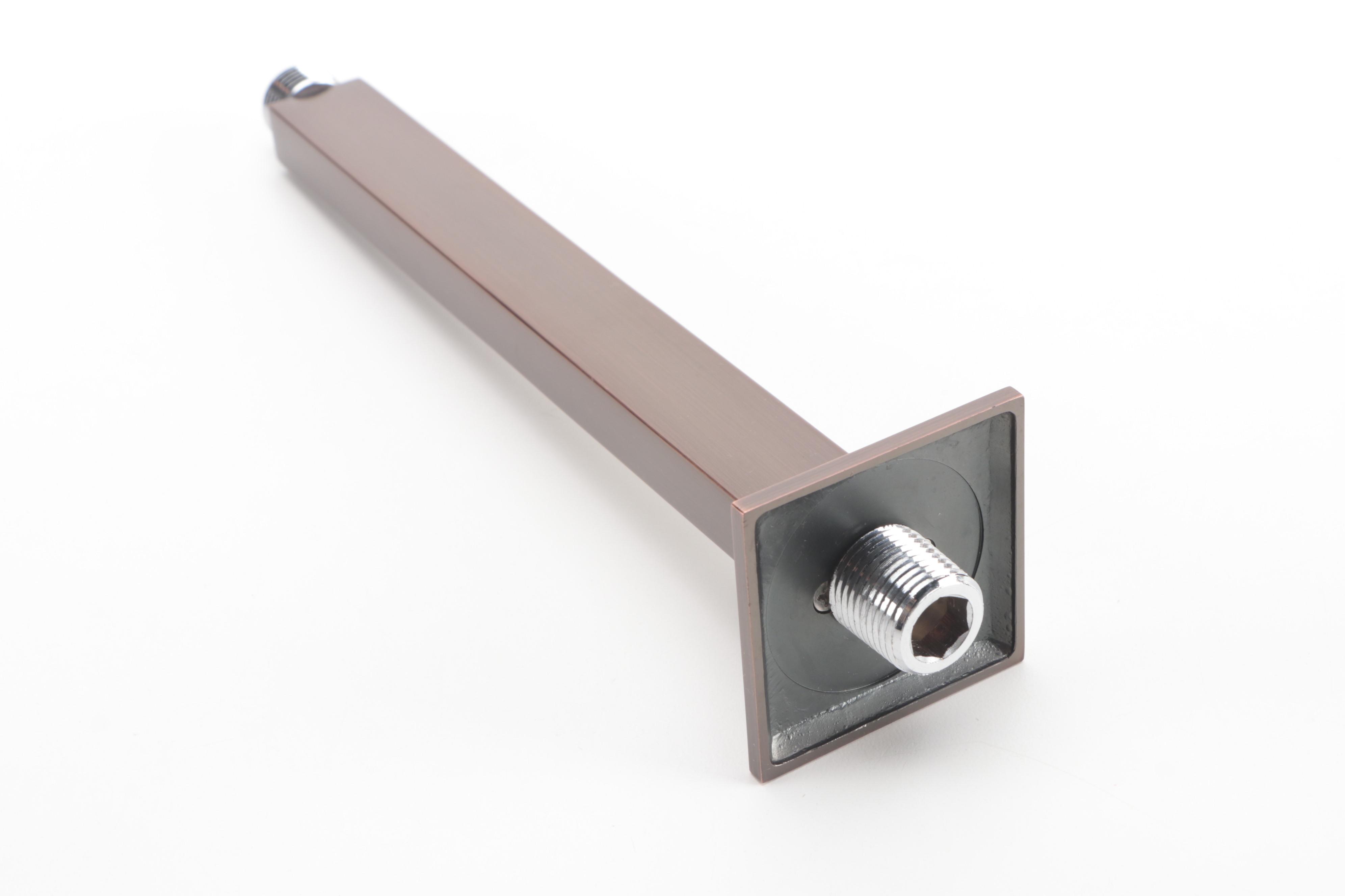 Oil Rubbed Bronze Finish Rainfall Showerhead, Mixing Valve, Swivel Body Sprays