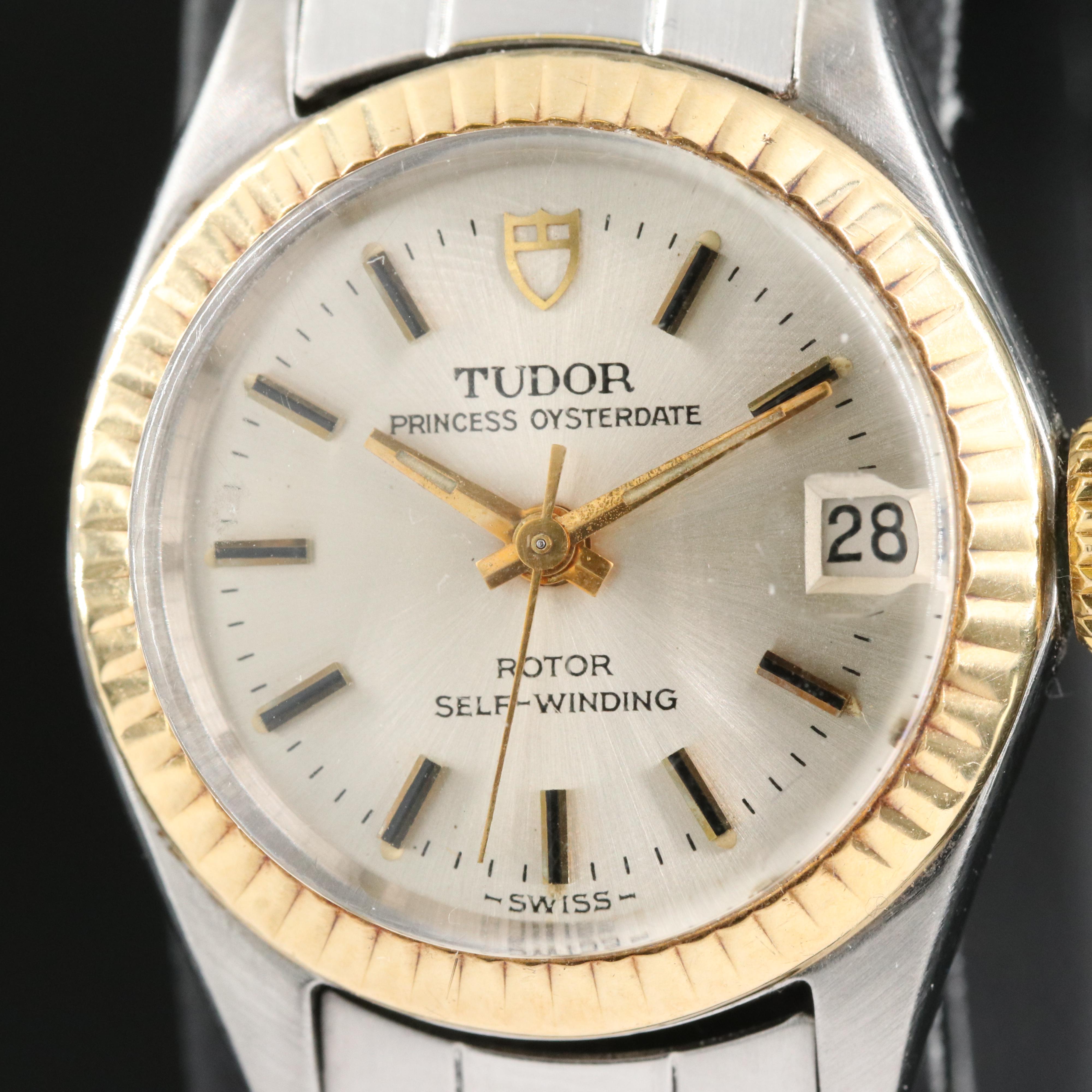1972 Tudor Princess Oysterdate 14K and Stainless Steel Watch