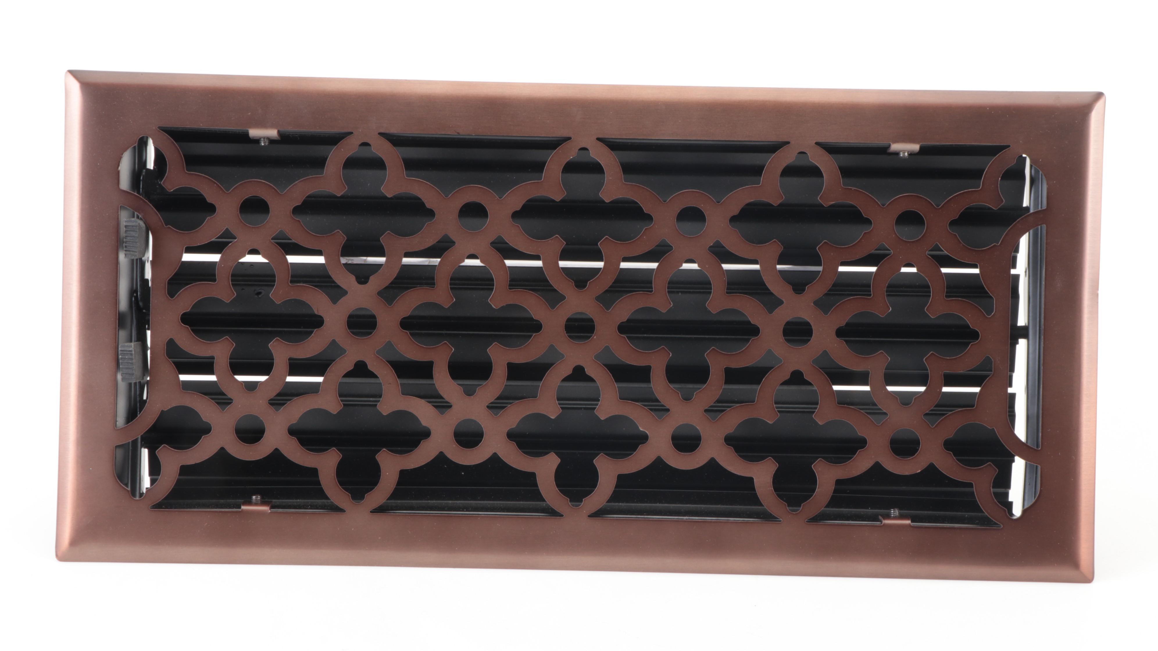 Oil Rubbed Bronze Finish Steel Floor Air Registers