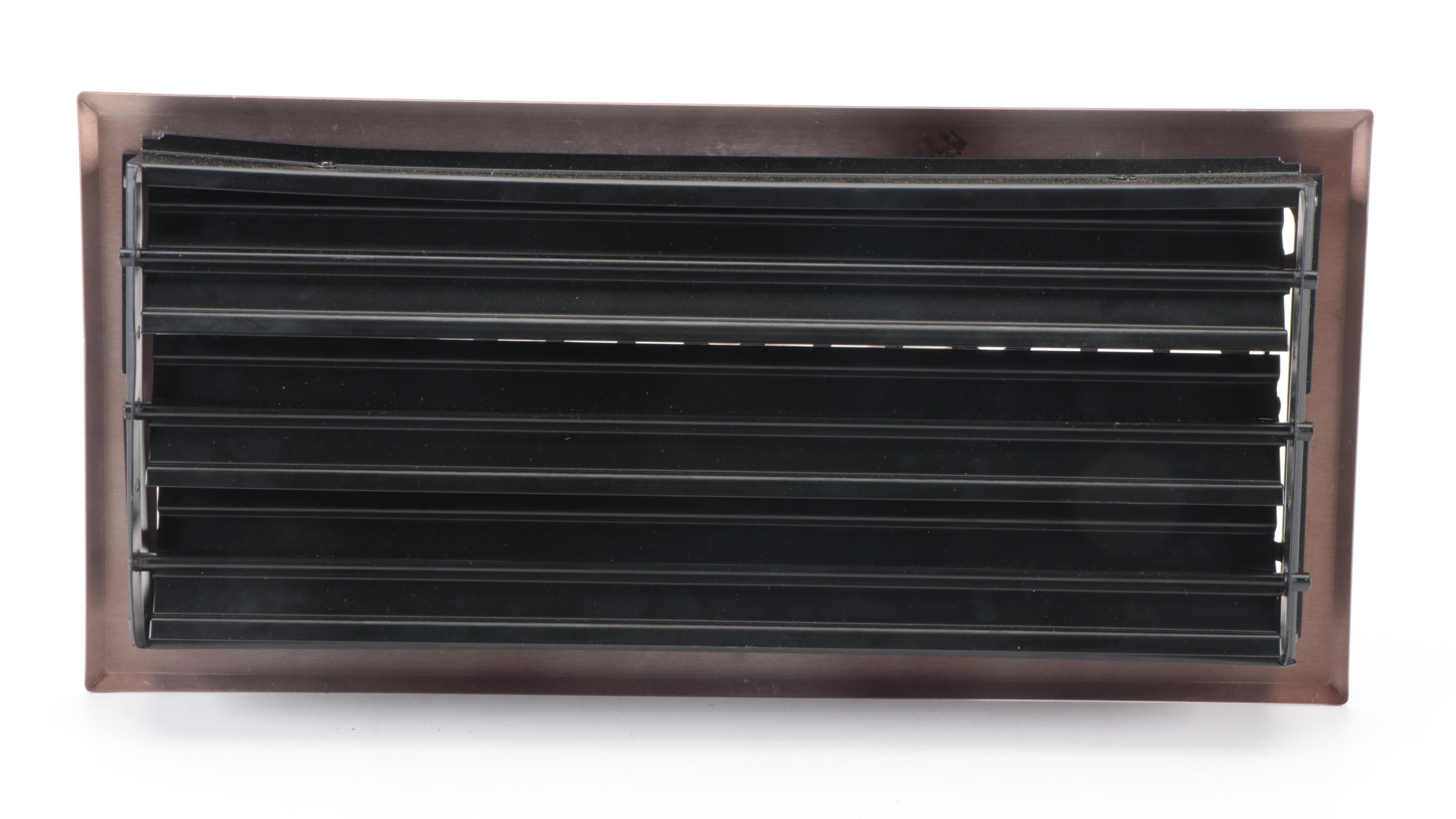 Oil Rubbed Bronze Finish Steel Floor Air Registers