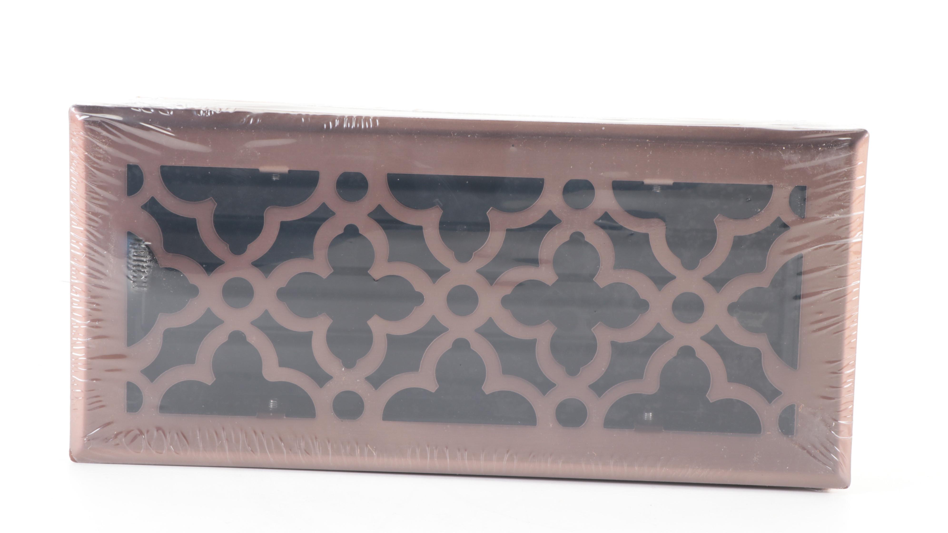 Oil Rubbed Bronze Finish Steel Floor Air Registers