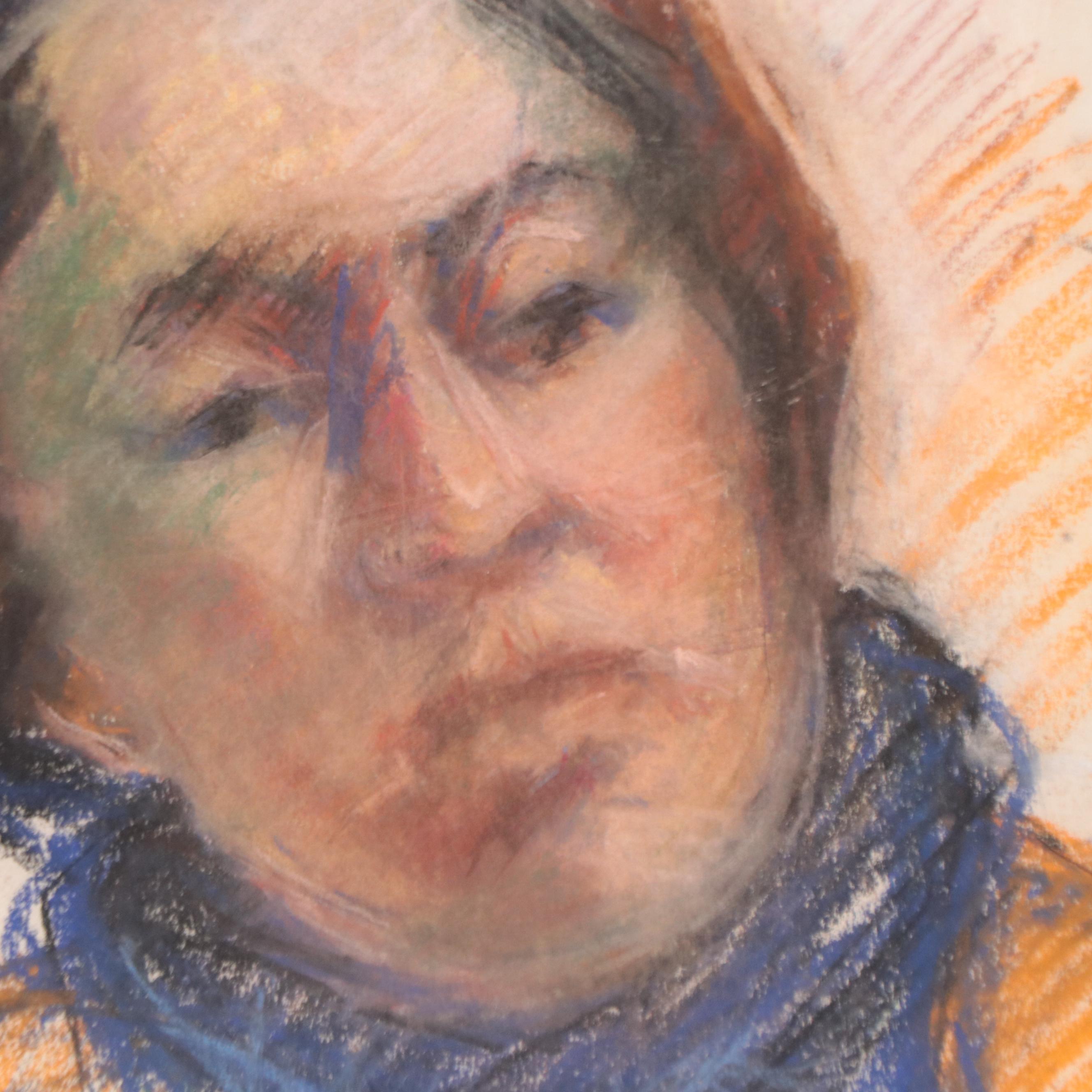 Saveria Pacimeo Portrait Pastel Drawing