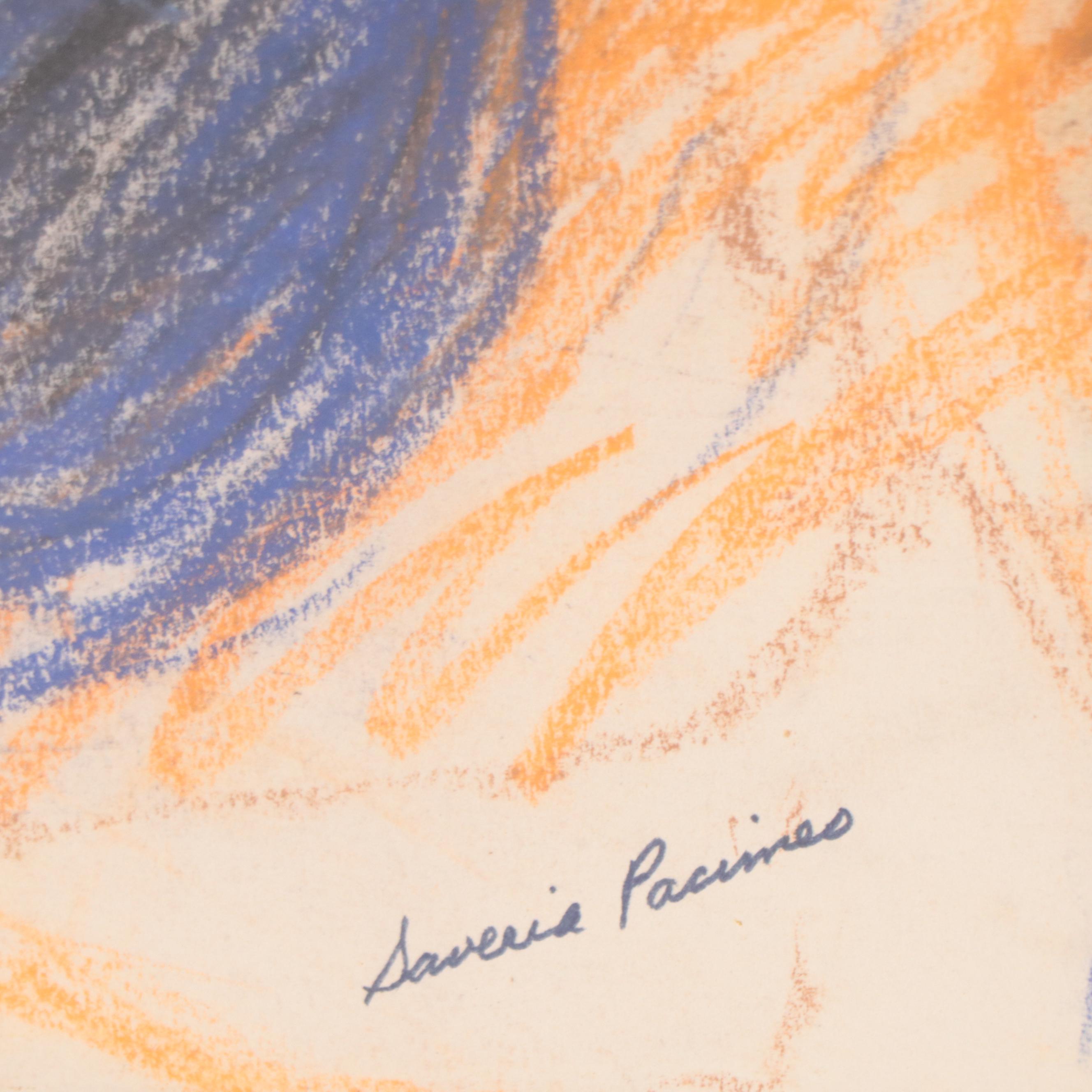 Saveria Pacimeo Portrait Pastel Drawing