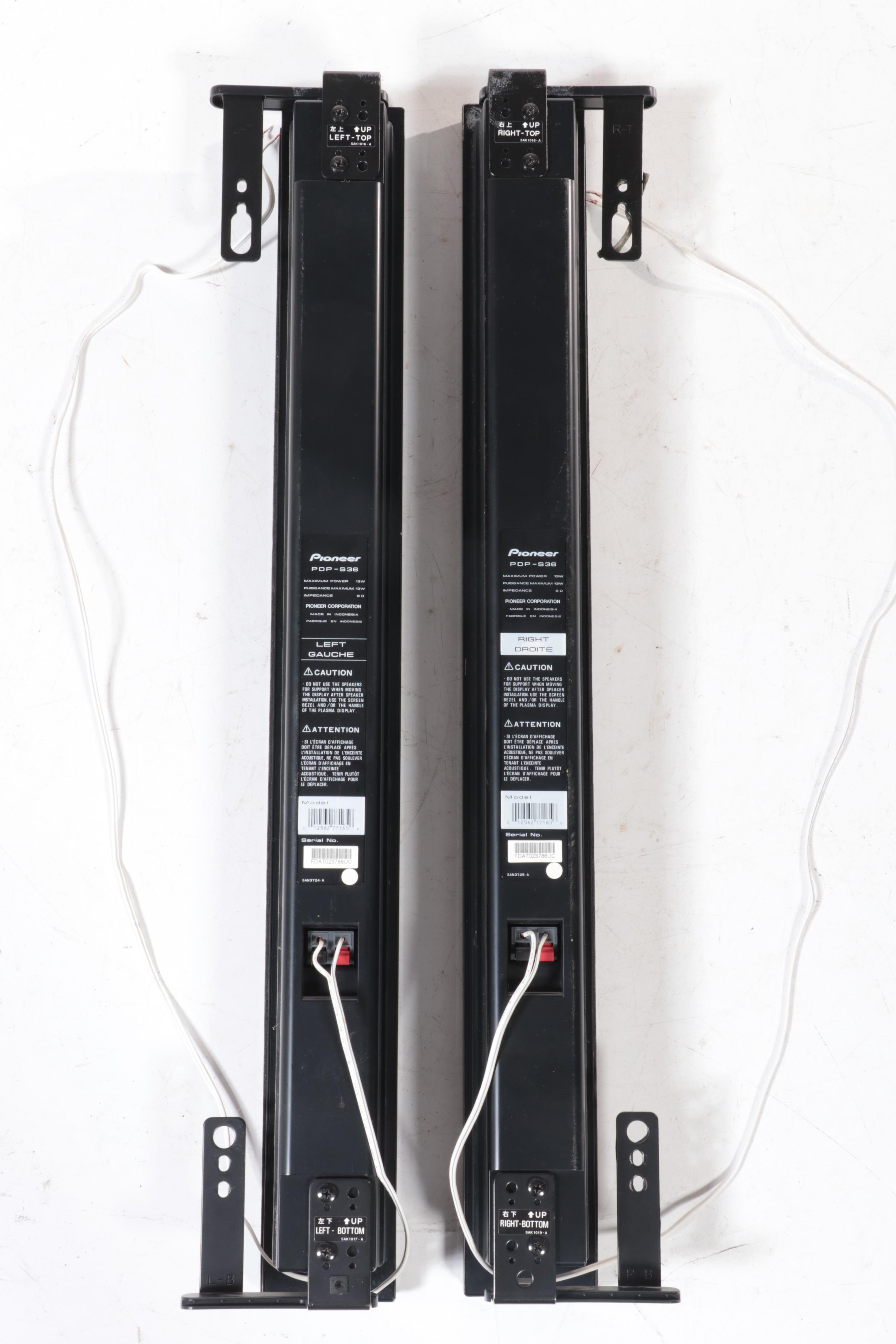 Pioneer Elite 50" Plasma Television With Integrated Speakers