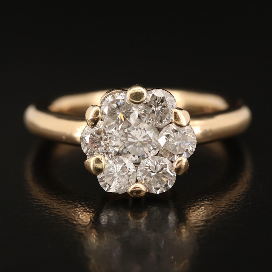 14K 1.39 CTW Diamond Ring