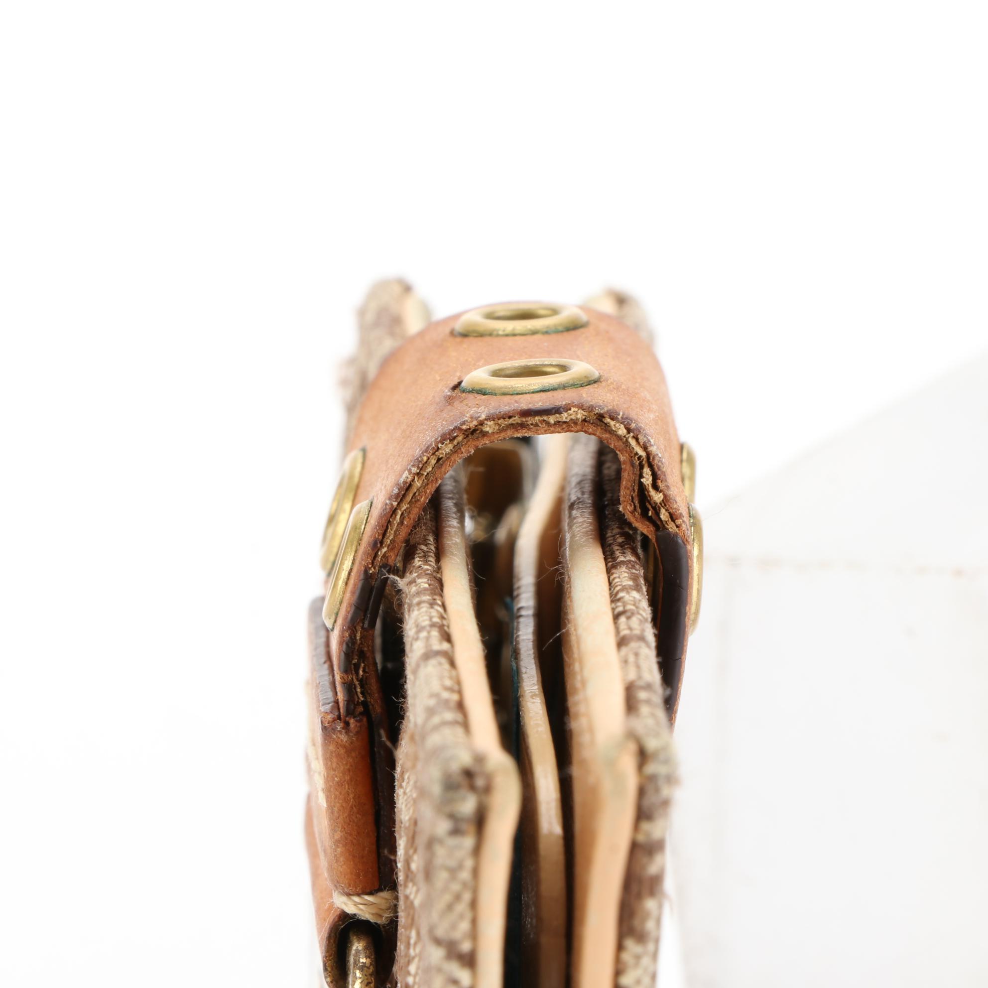 Christian Dior Six-Key Holder in Oblique Jacquard with Grommet Detail