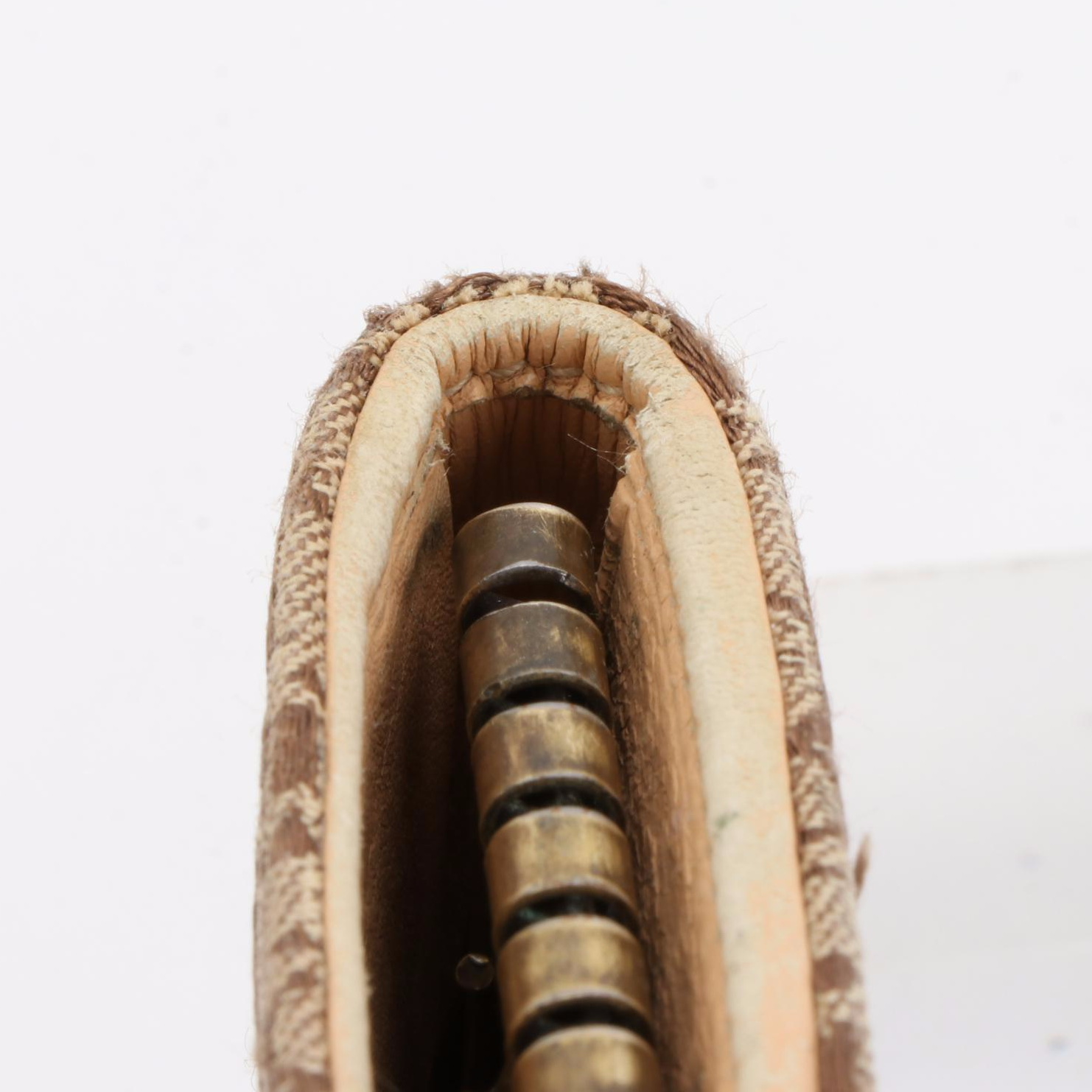 Christian Dior Six-Key Holder in Oblique Jacquard with Grommet Detail