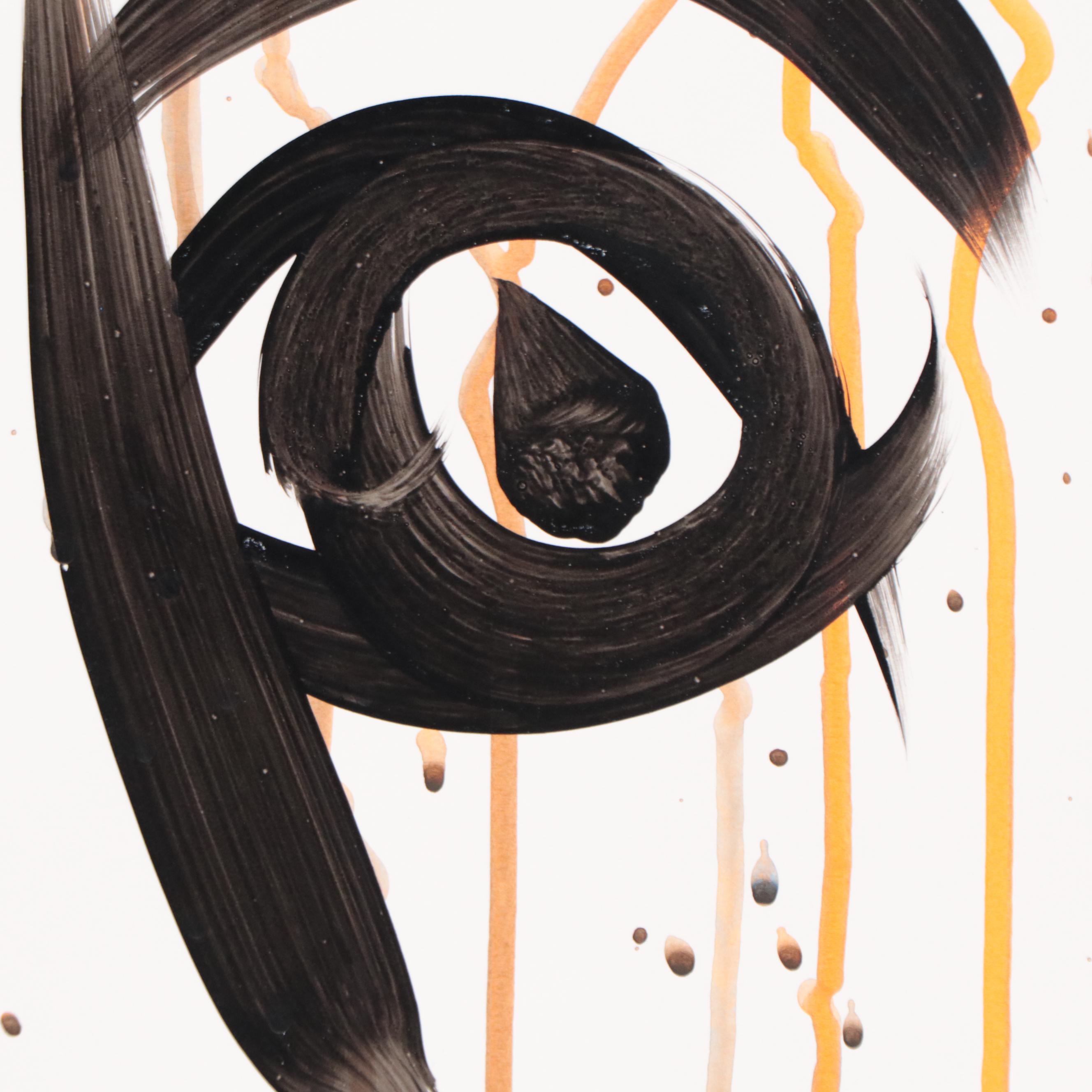 Peter Keil Abstract Portrait Acrylic Painting