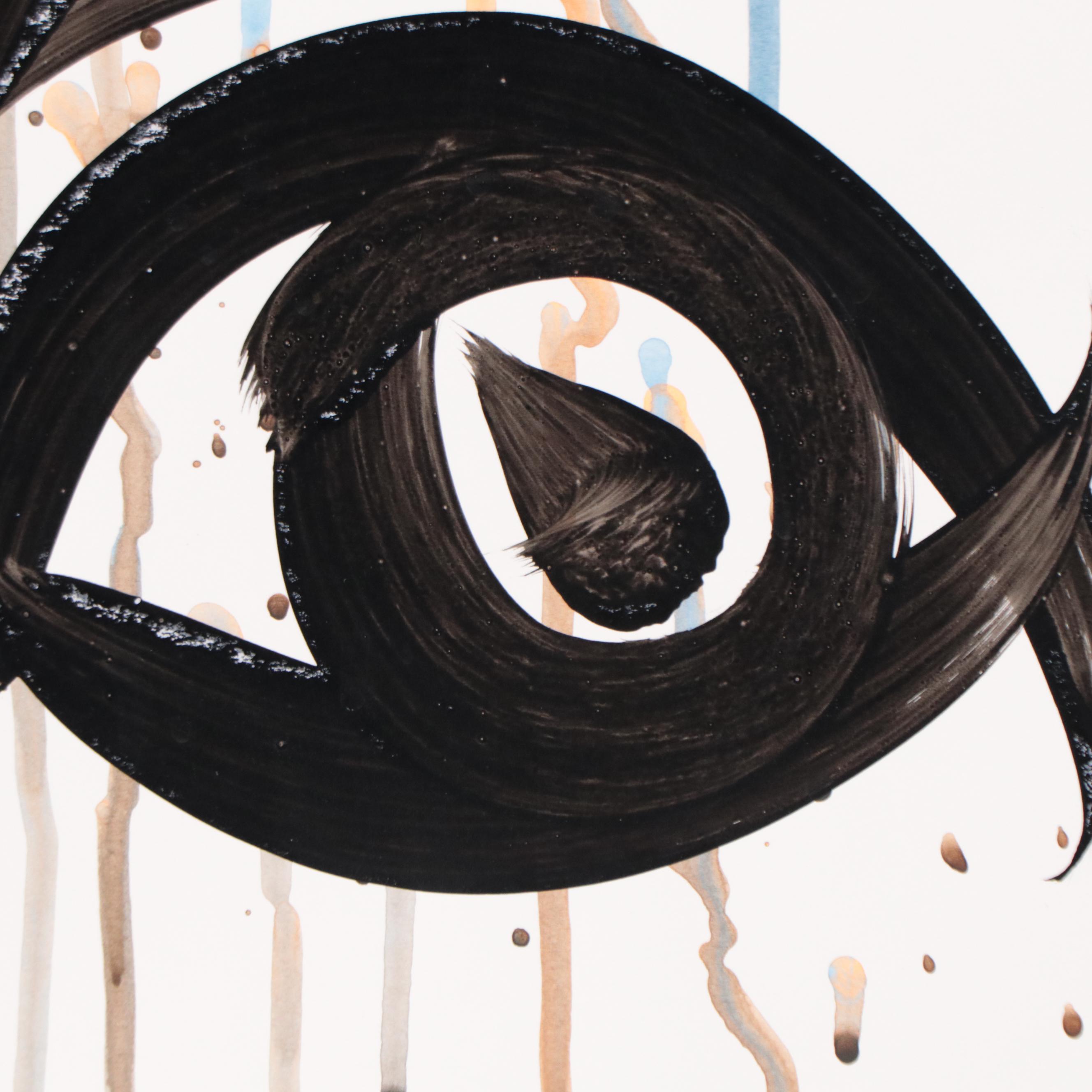 Peter Keil Abstract Portrait Acrylic Painting