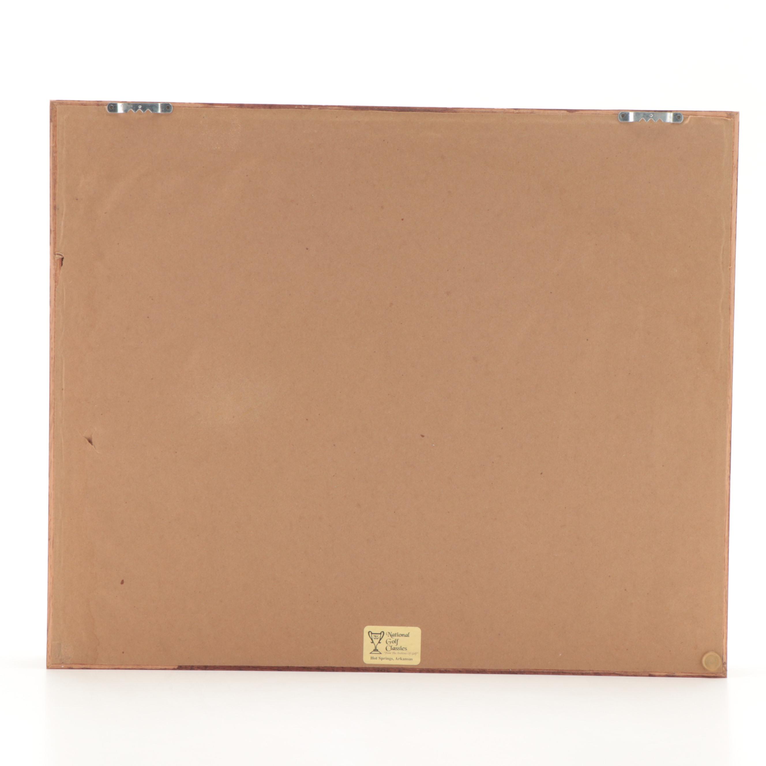 National Golf Classics Historical Golf Ball Shadowbox