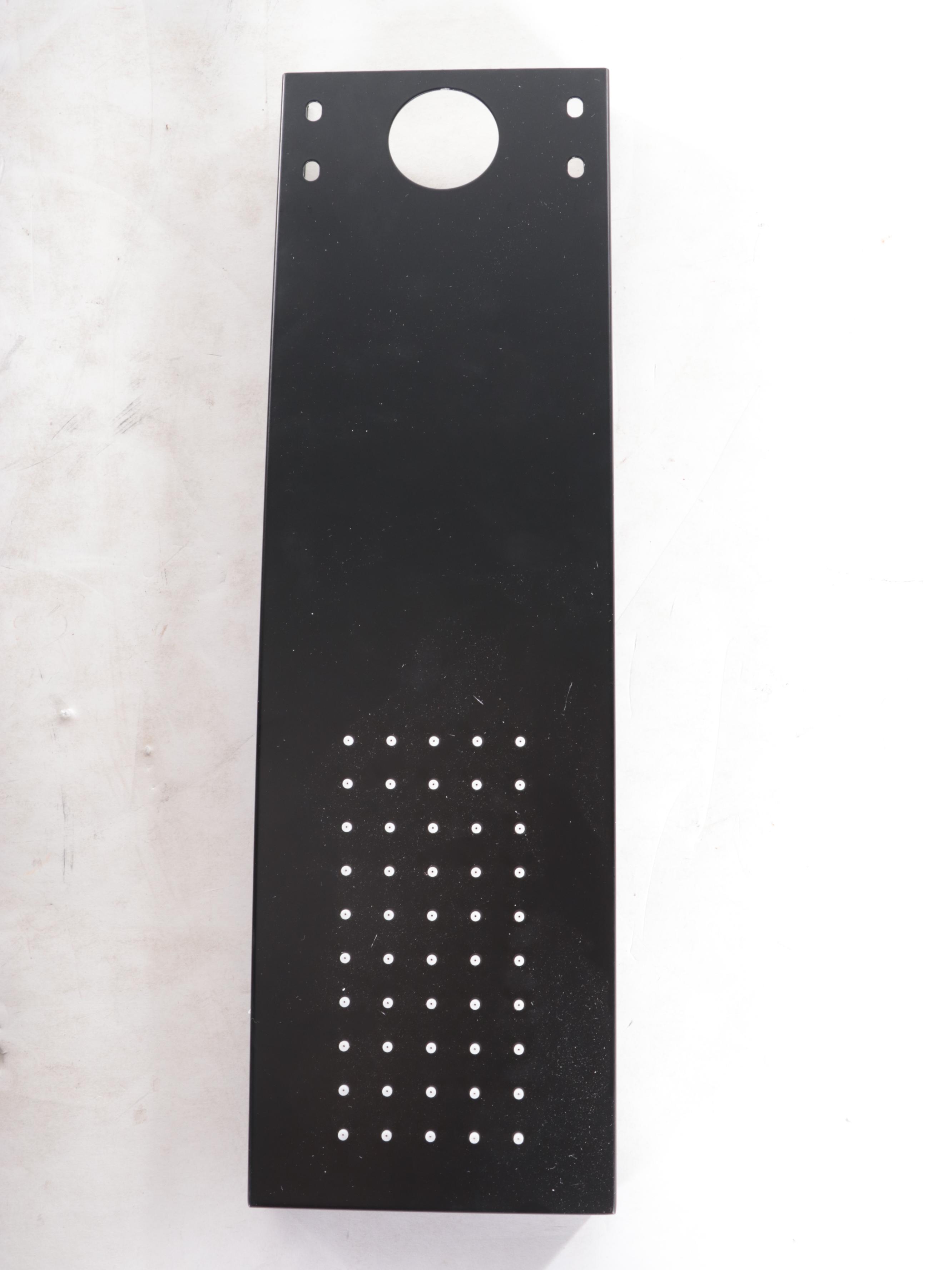 Matte Black Finish Shower System with Hand Shower and Linear Drain