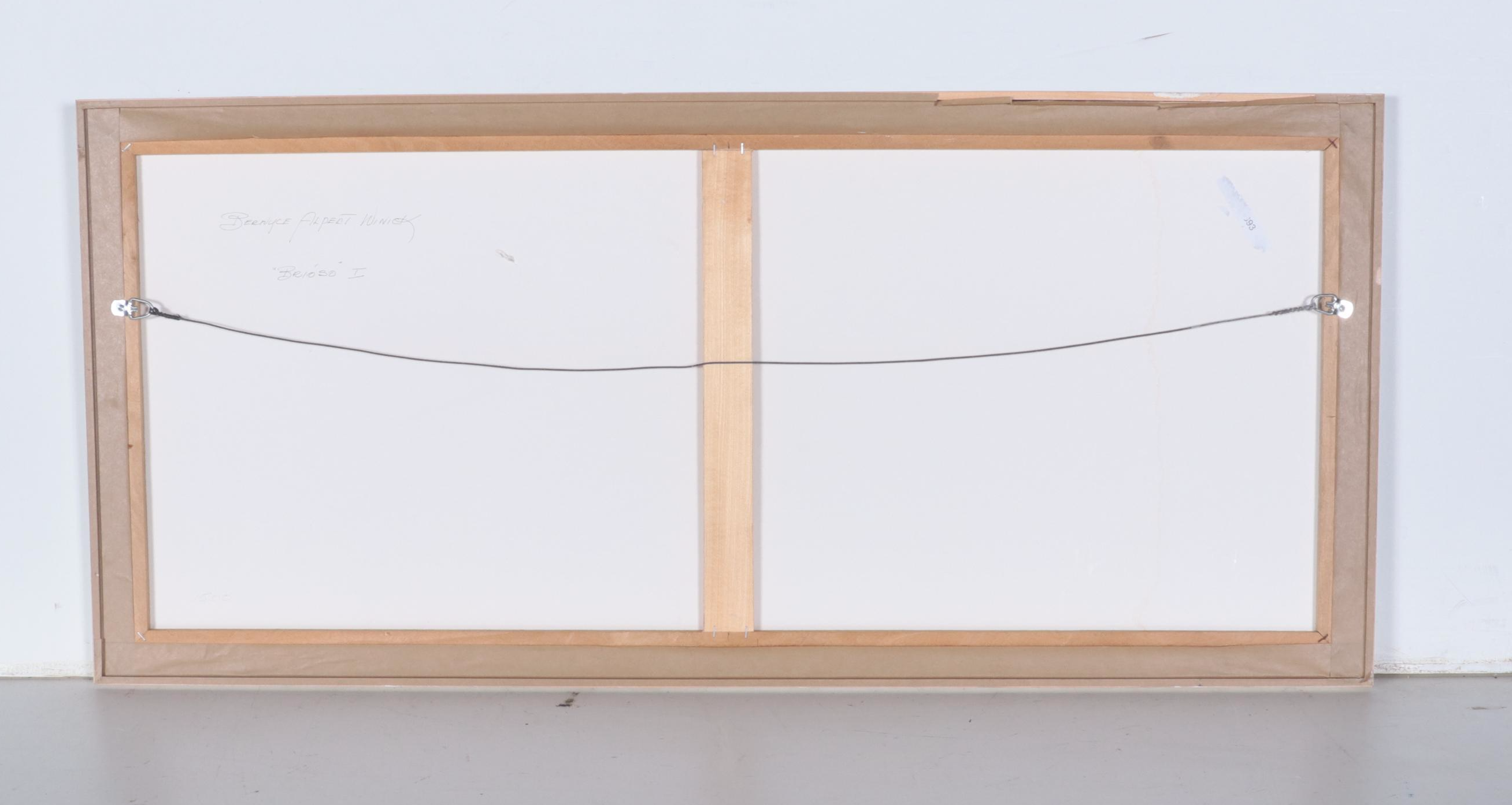 Bernyce Alpert Winick Silver Gelatin Photographs "Brioso I" and "Cánto V"