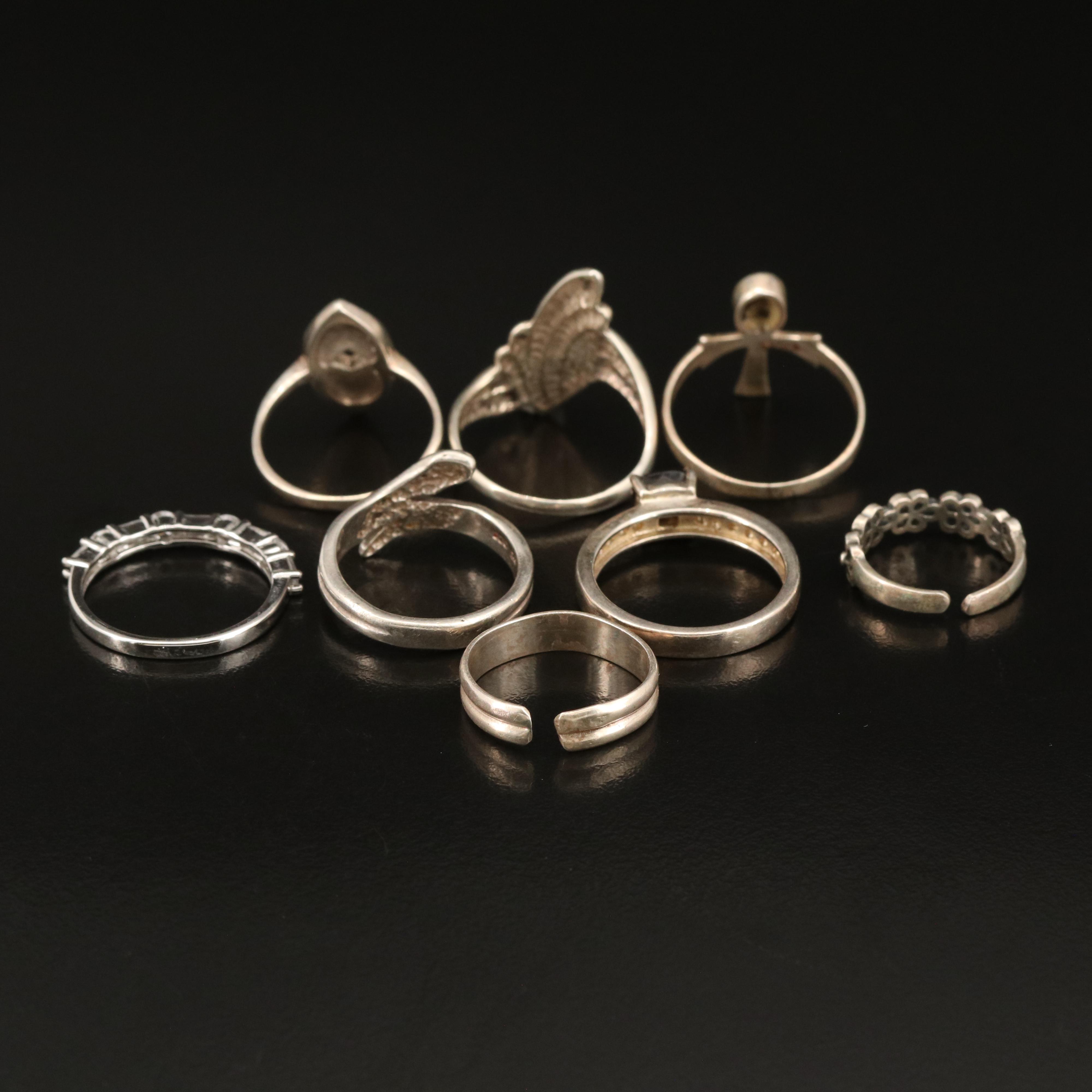 Sterling Smoky Quartz, Marcasite and Cubic Zirconia