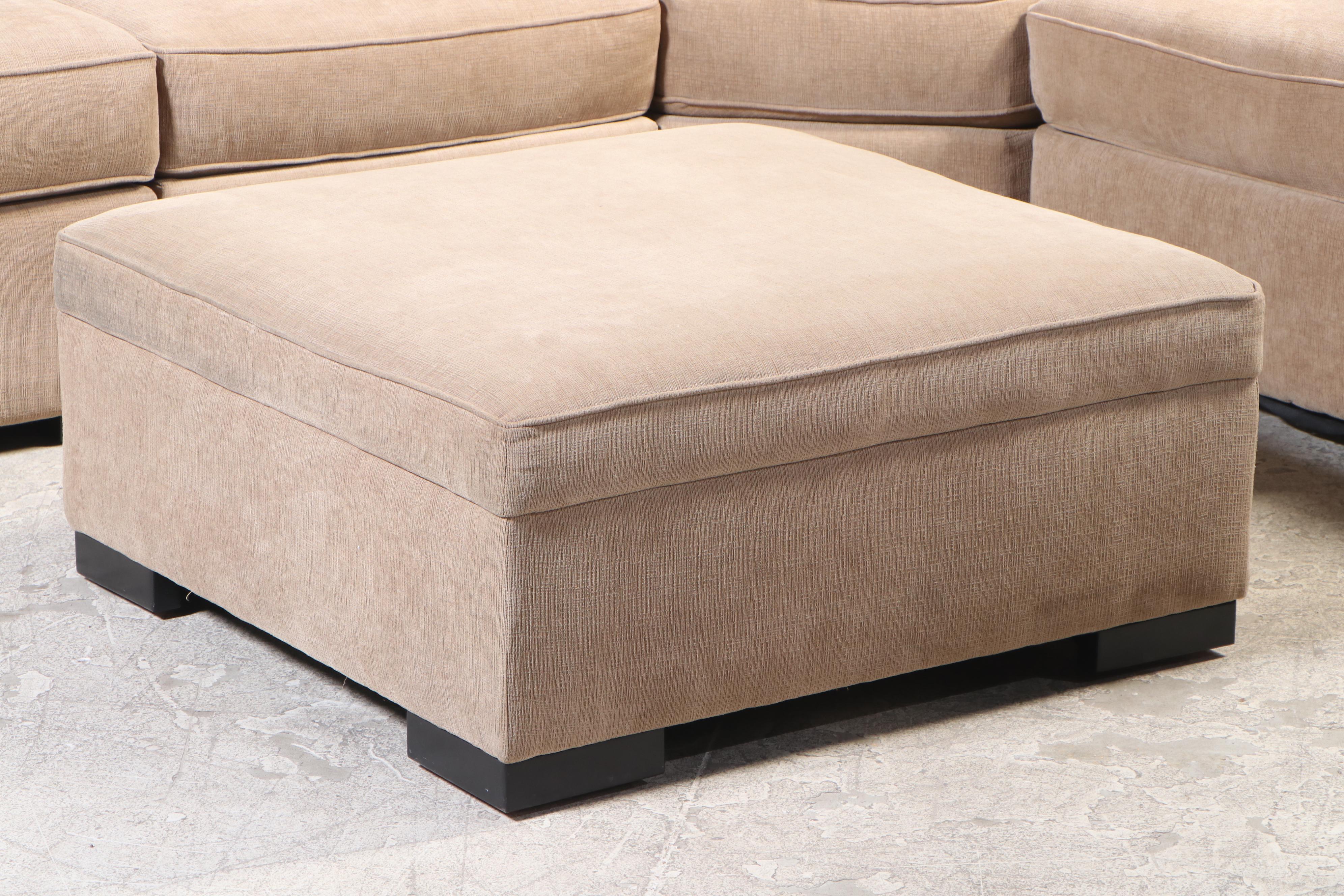 Jonathan Louis "Radley" Six-Piece Sectional Sofa with Storage Ottoman