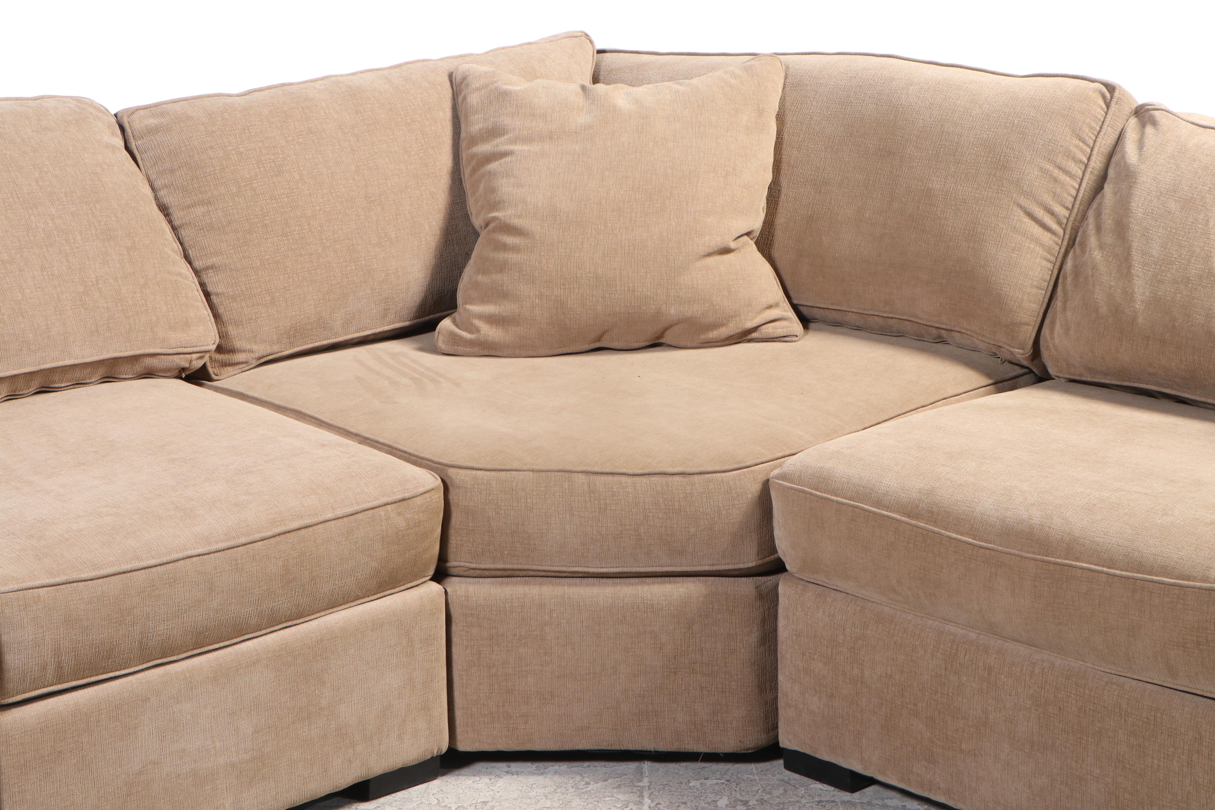 Jonathan Louis "Radley" Six-Piece Sectional Sofa with Storage Ottoman