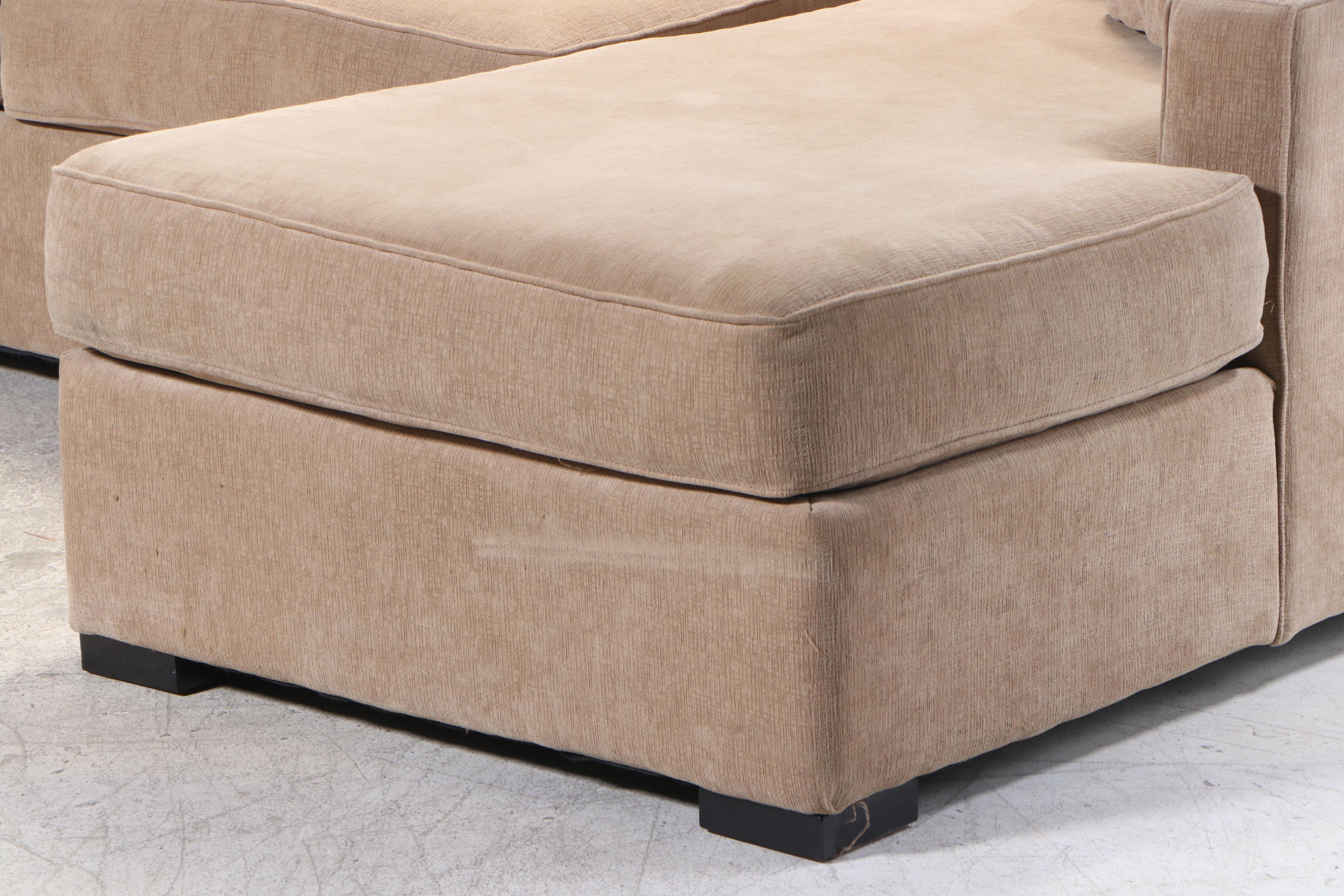 Jonathan Louis "Radley" Six-Piece Sectional Sofa with Storage Ottoman