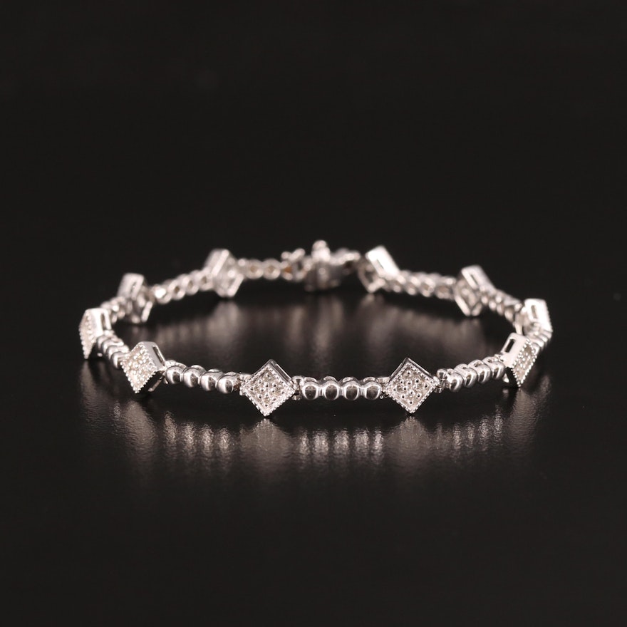 14K 0.60 CTW Diamond Bracelet