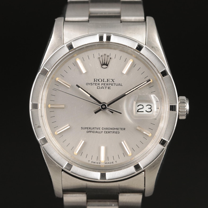 1986 Rolex Oyster Perpetual Date Wristwatch