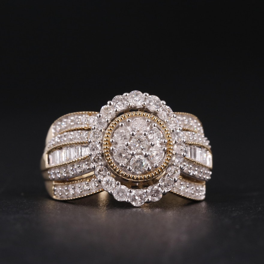 Sterling 1.02 CTW Diamond Ring