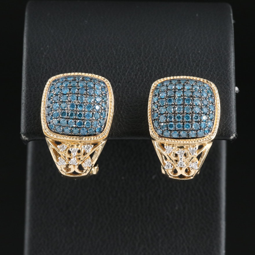 14K 1.25 CTW Diamond Earrings