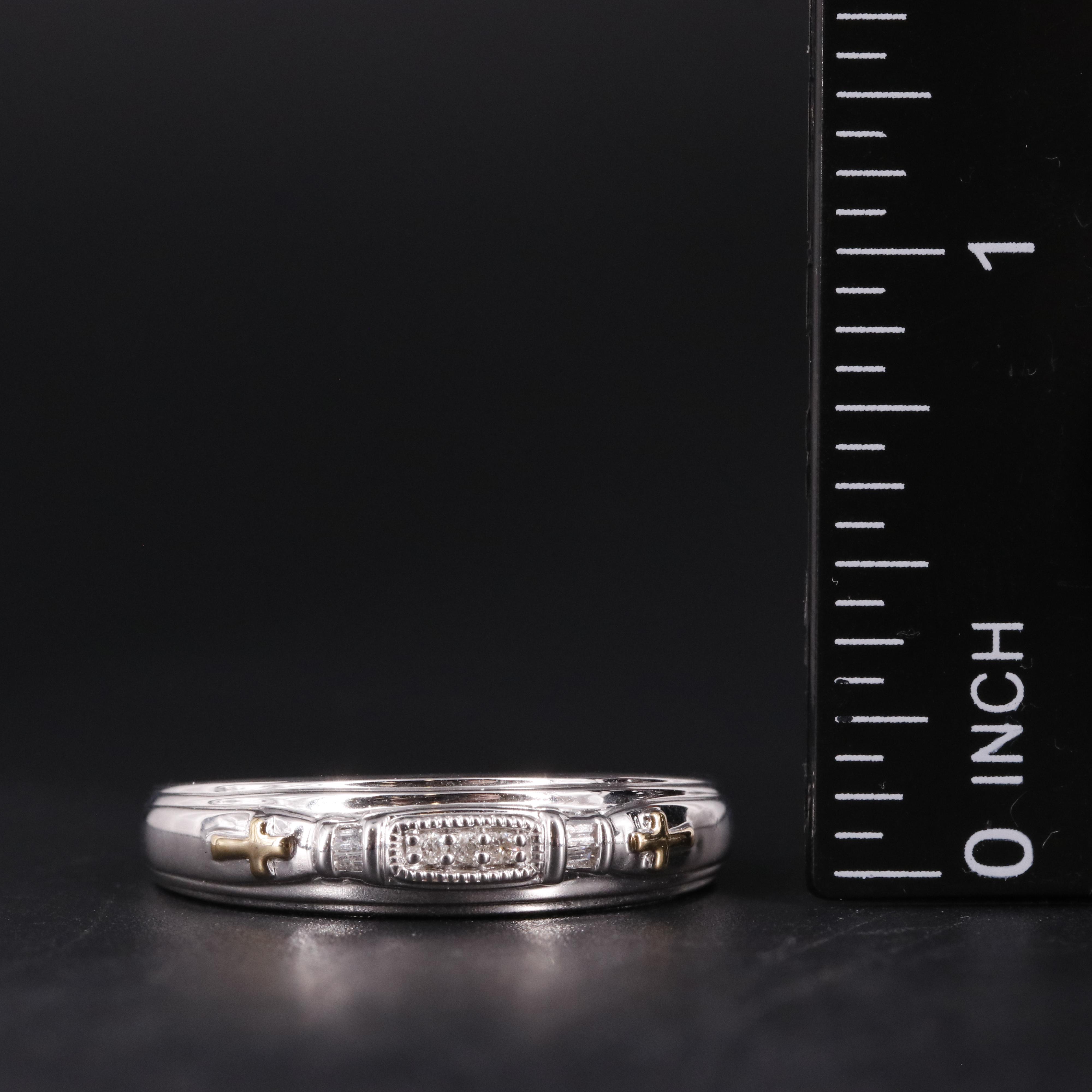 Sterling Diamond Ring