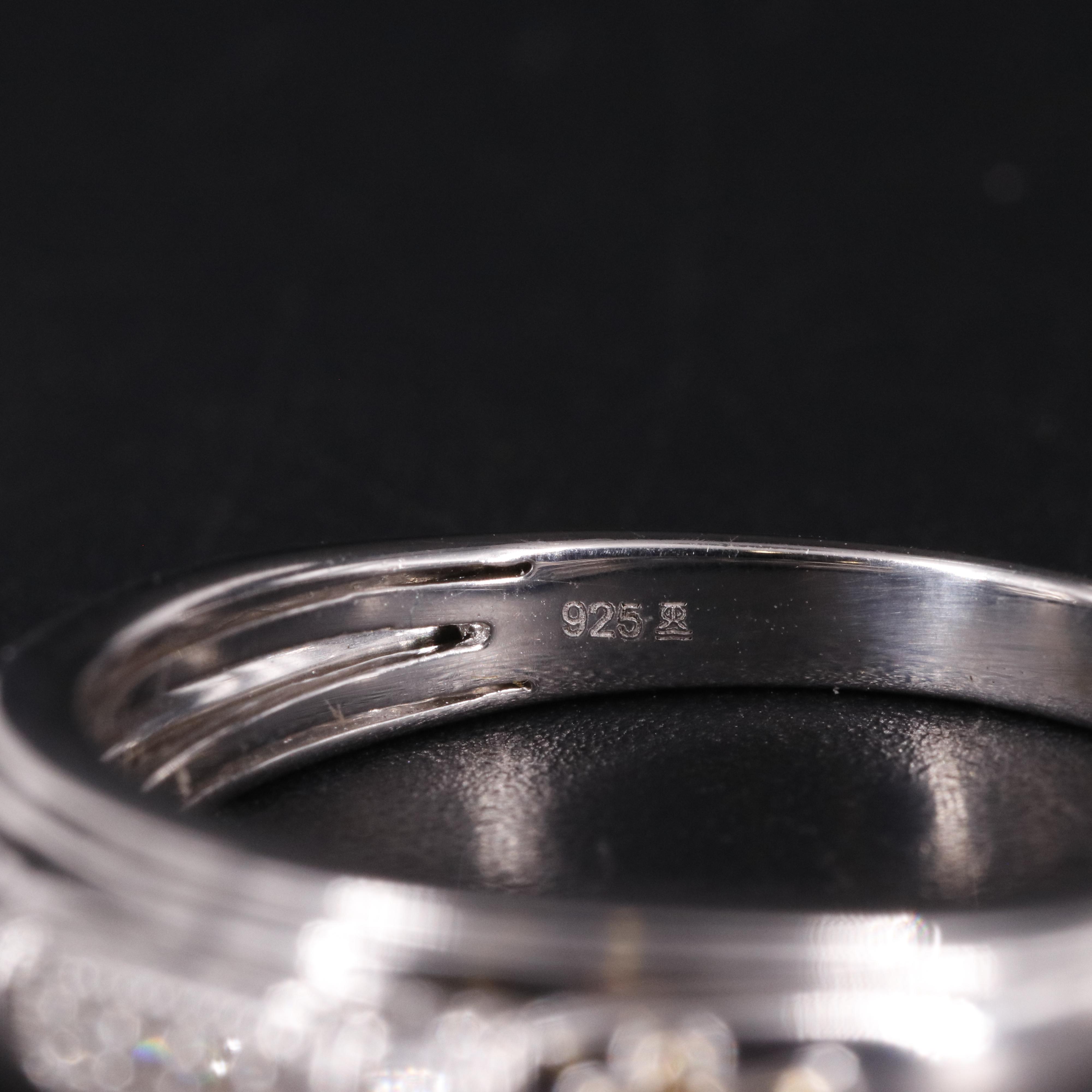 Sterling Diamond Ring