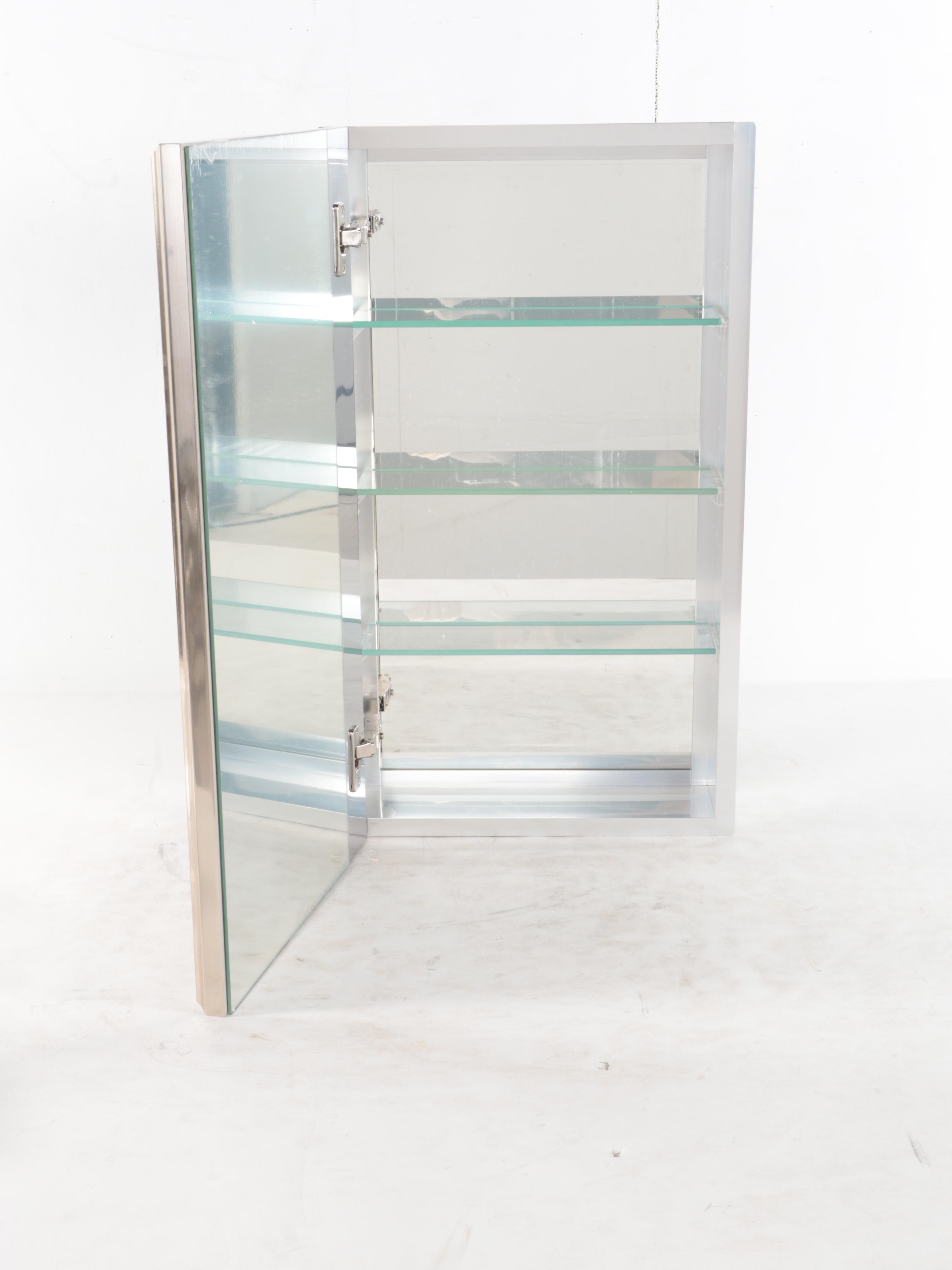 Deco Surface Mount Aluminum Medicine Cabinet