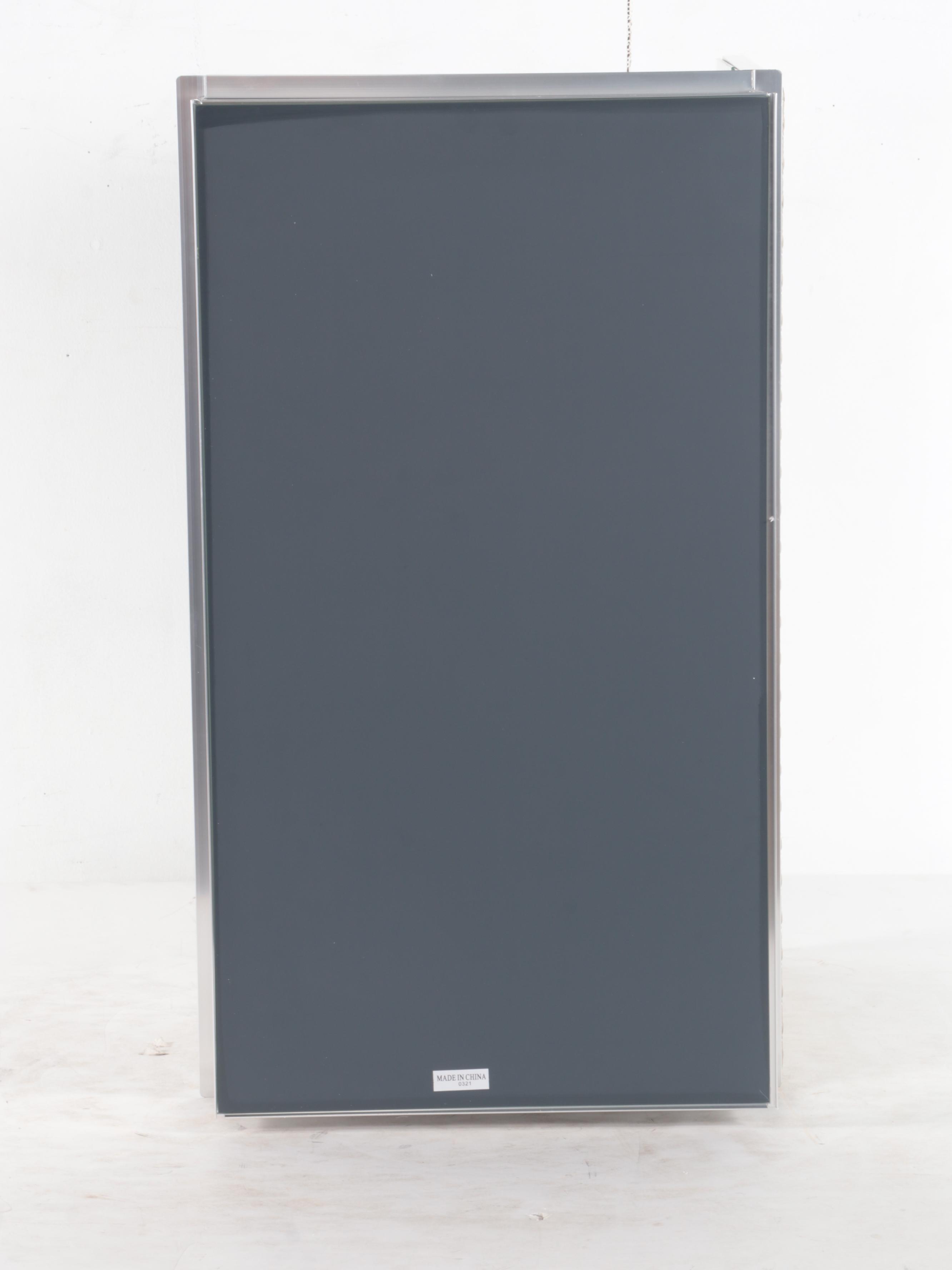 Deco Surface Mount Aluminum Medicine Cabinet