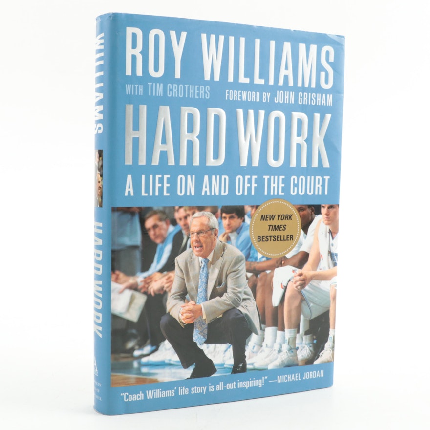 Signed First Edition "Hard Work: A Life On and Off the Court" by Roy Williams
